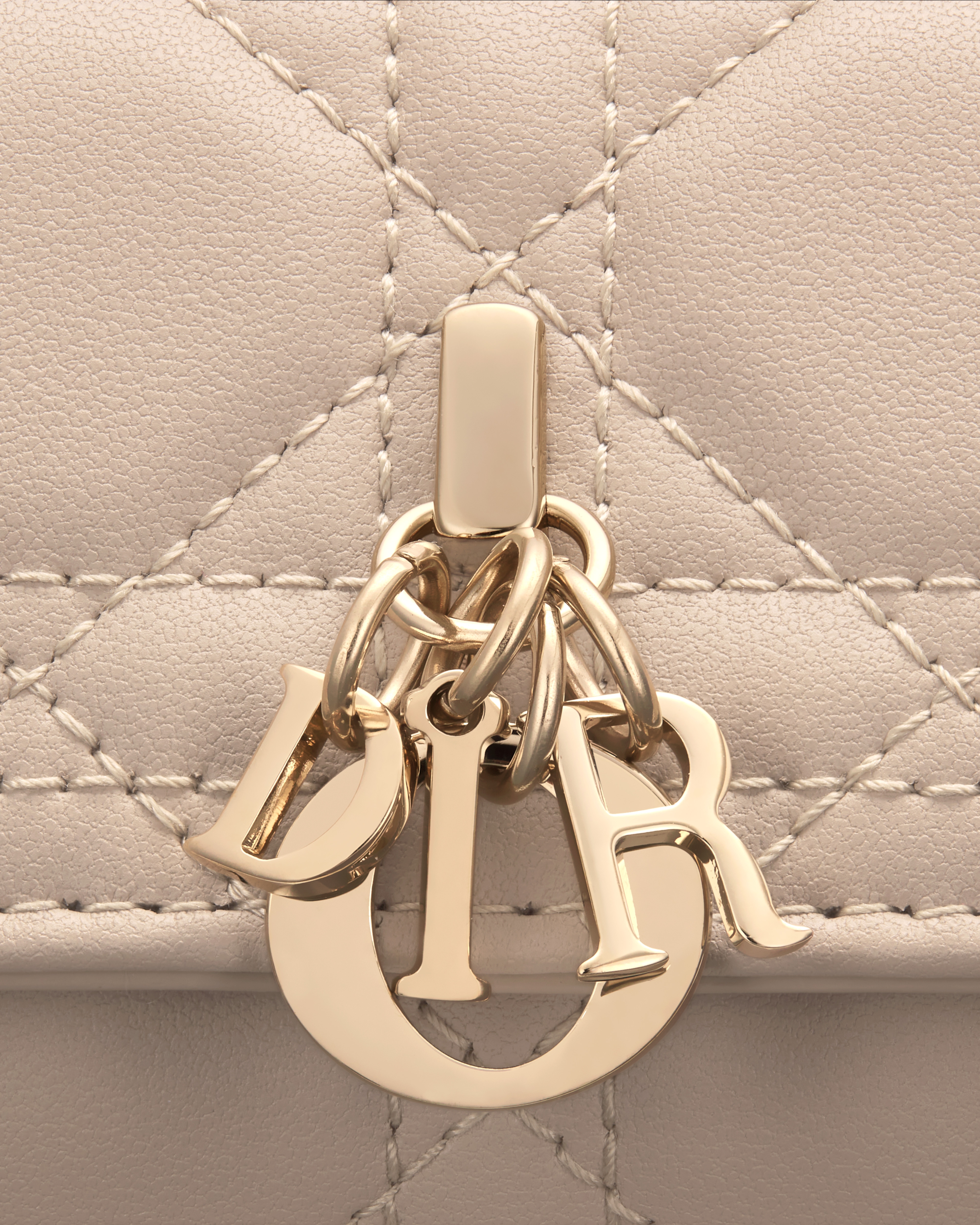 My Dior Aster 열쇠 케이스 파우더 베이지 까나쥬 양가죽 E09