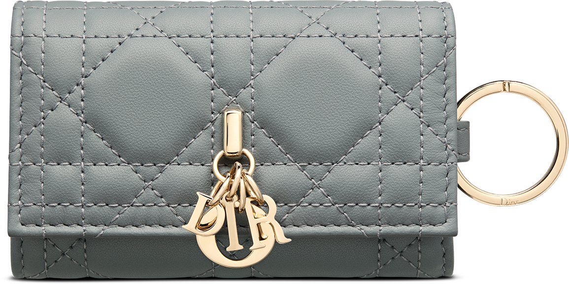 My Dior Aster Key Case Front view