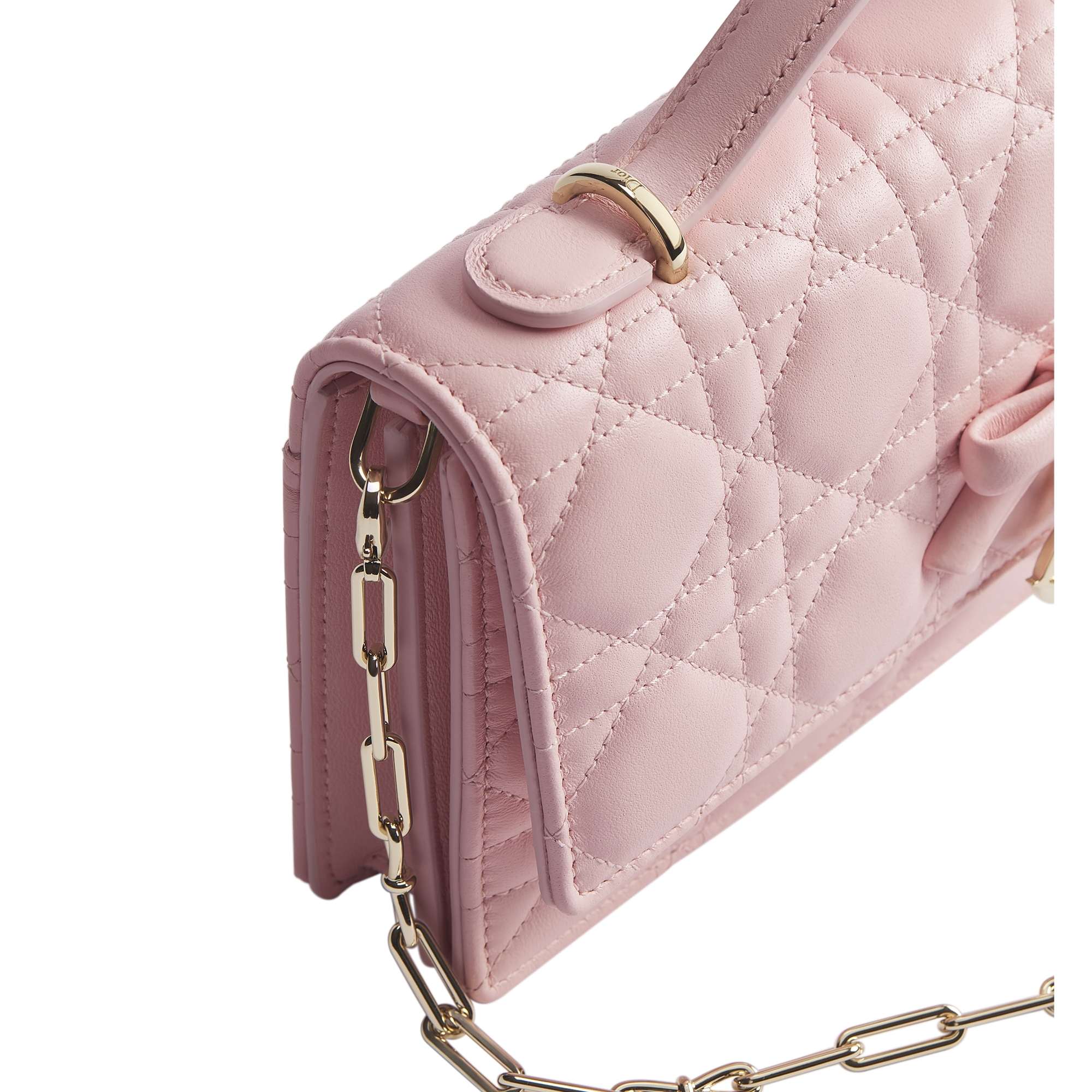 My Dior Mini Bag Rose Soupir Cannage Lambskin E09