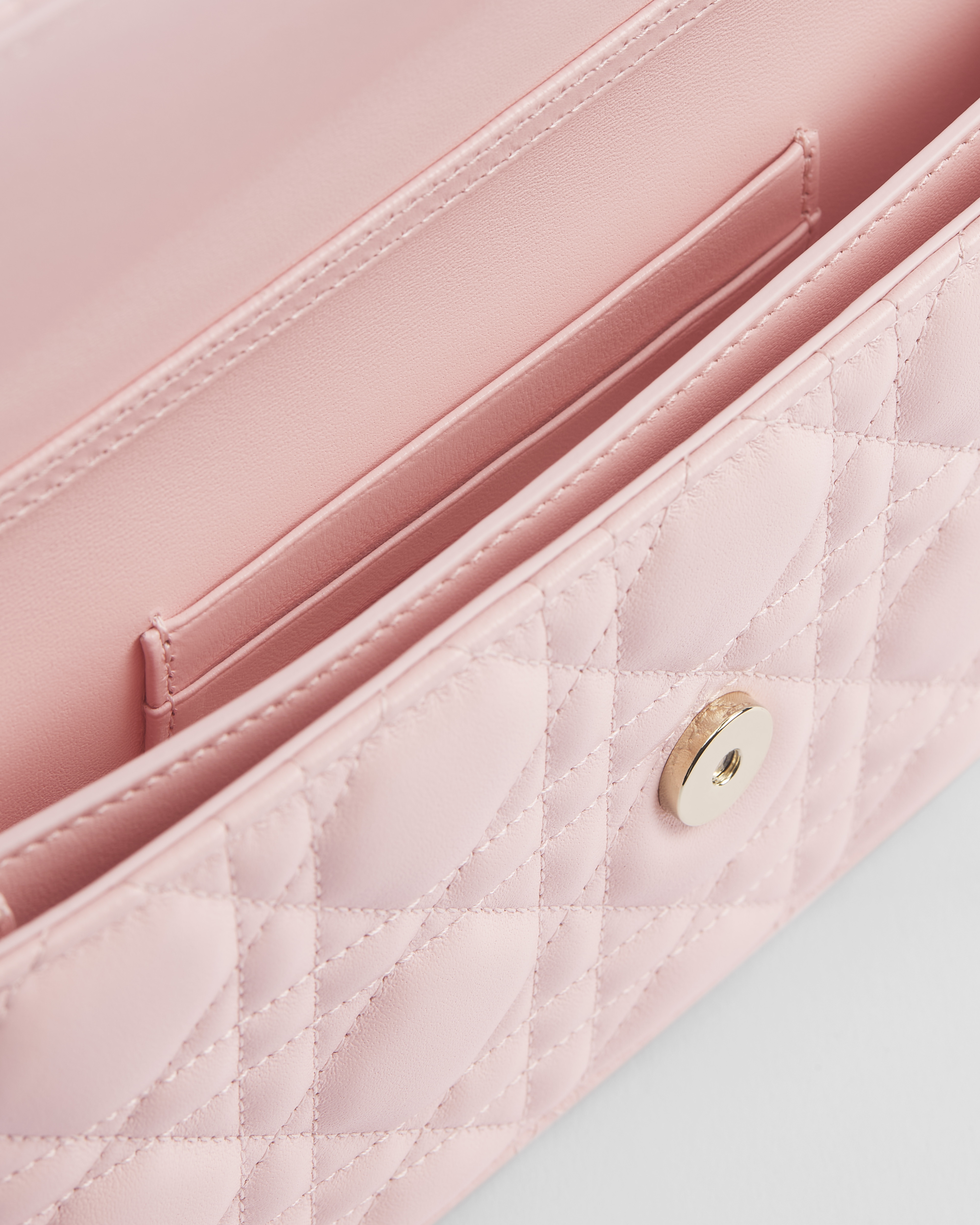 My Dior Minitasche Cannage Lammleder in Rose Soupir E06