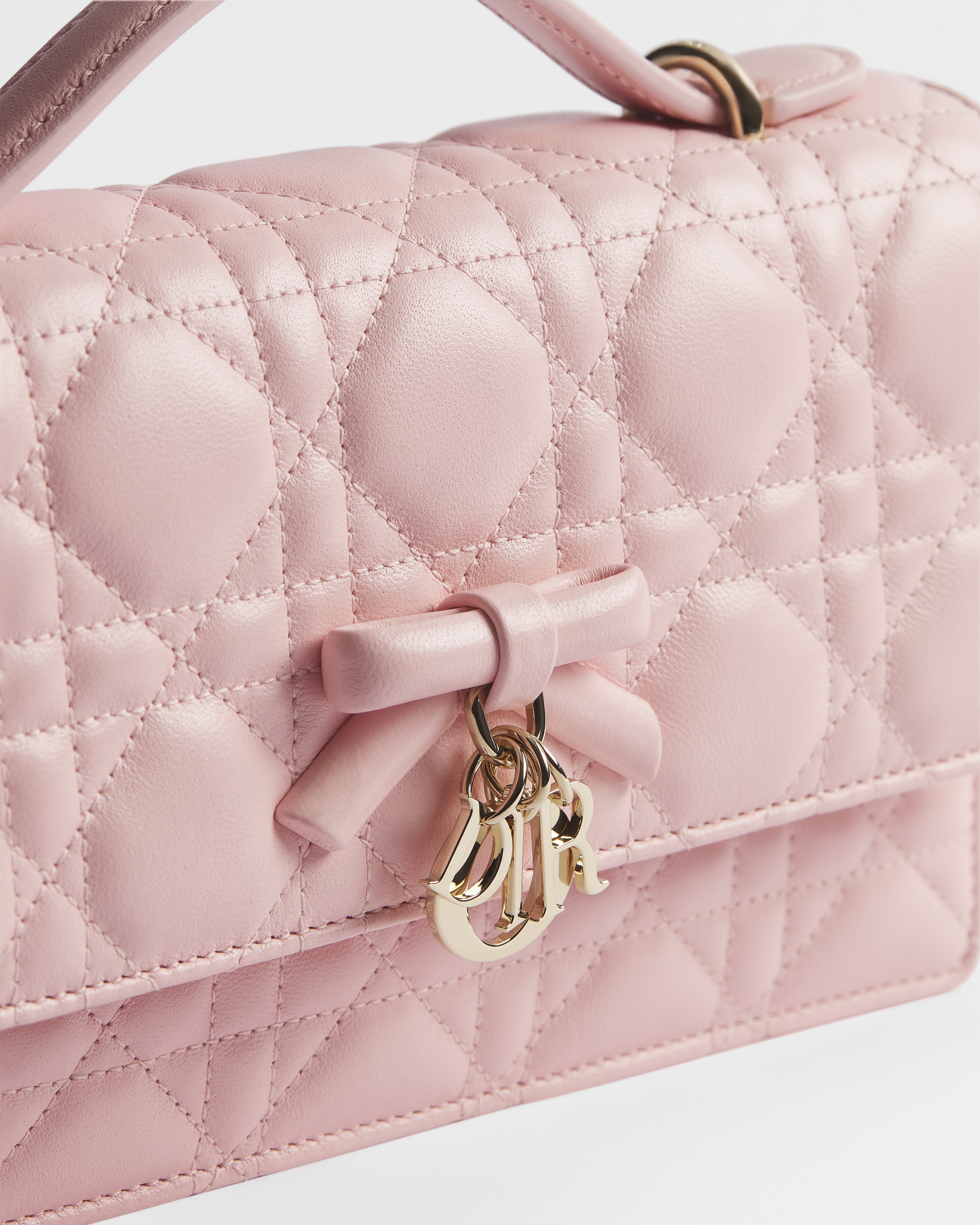 My Dior Minitasche Cannage Lammleder in Rose Soupir E10