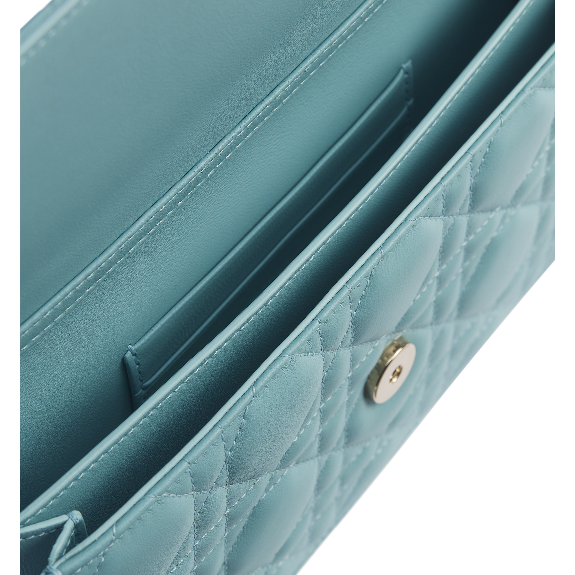 My Dior Mini Bag Bleu Tourmaline Cannage Lambskin E06