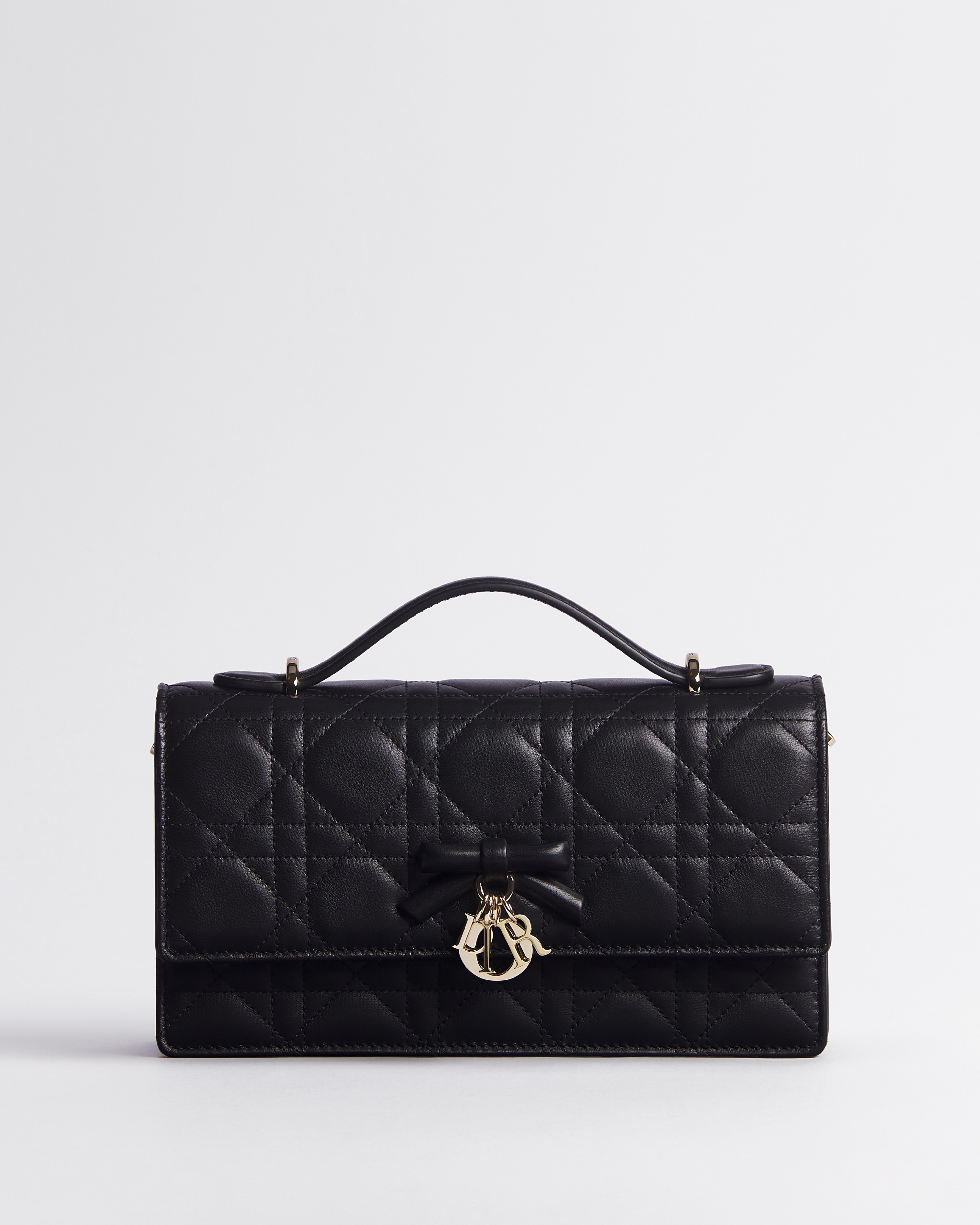 My Dior Minitasche Cannage Lammleder in Schwarz E01