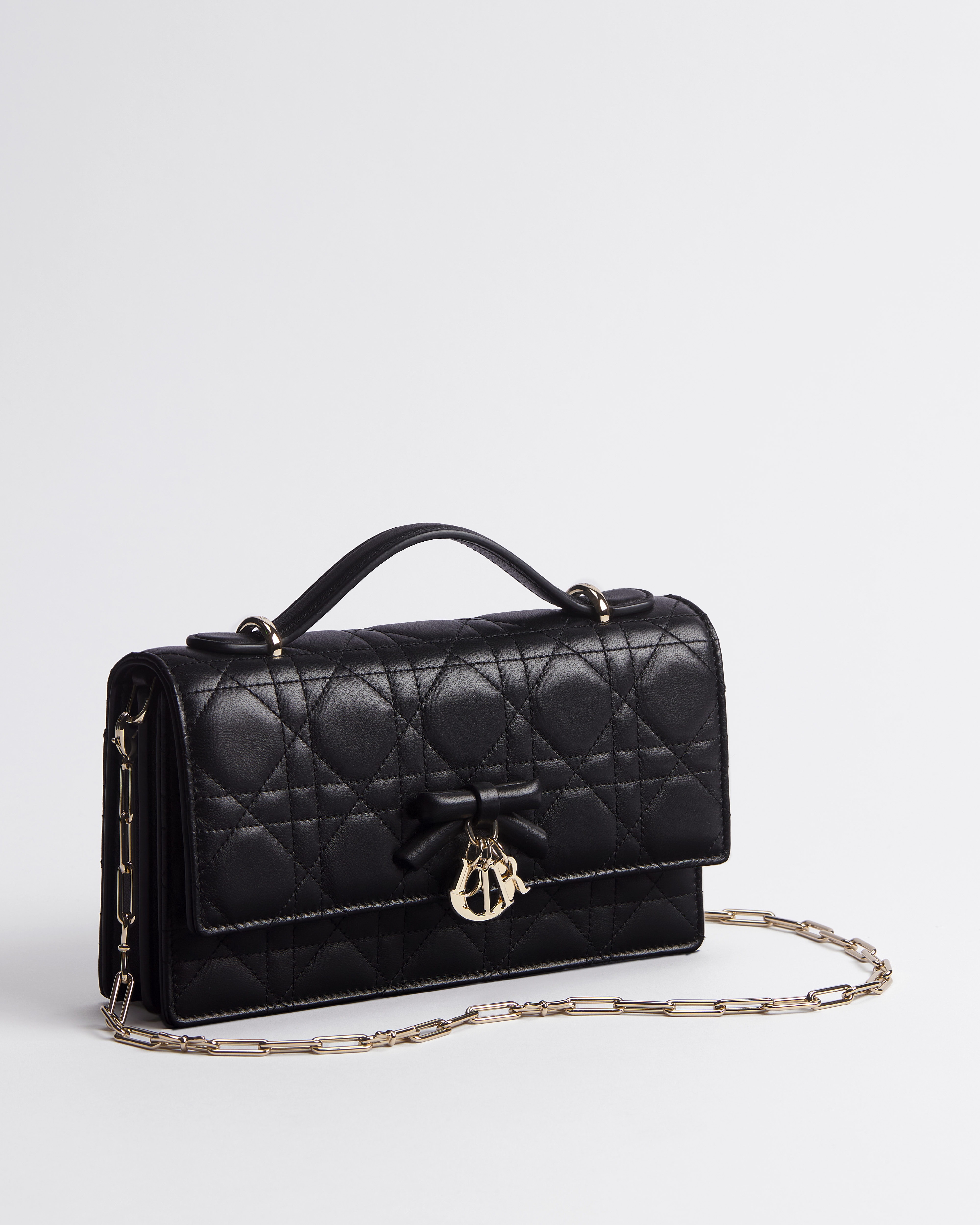 My Dior Minitasche Cannage Lammleder in Schwarz E03