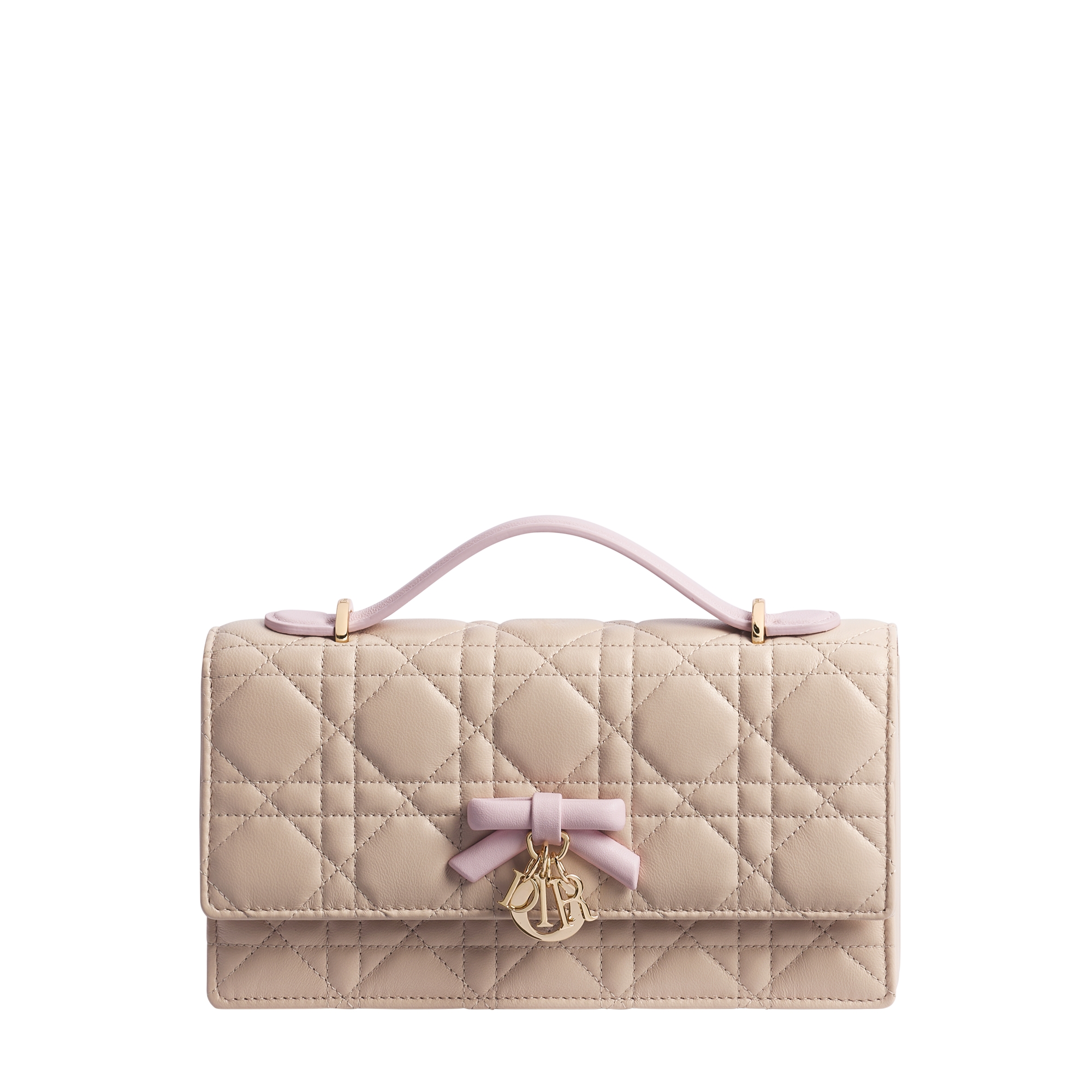  Lingerie Pink and Rose Tendre Two-Tone Cannage Lambskin