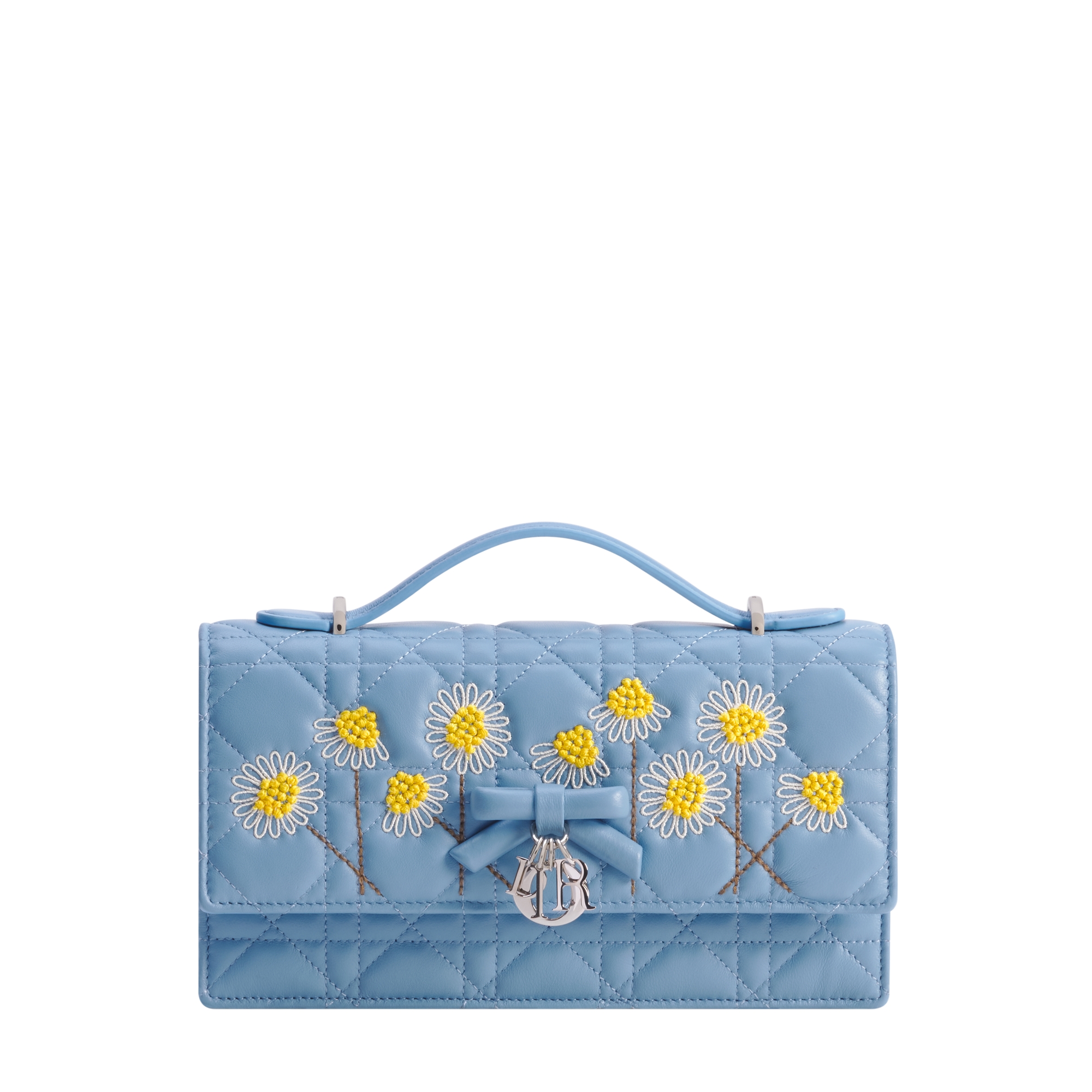 Dioriviera My Dior Mini Bag Blue Cannage Lambskin with Multicolor