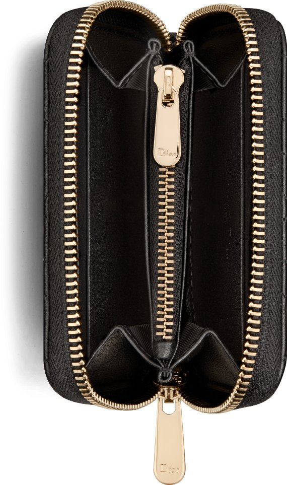 Small Lady Dior Voyageur Coin Purse Top shot view