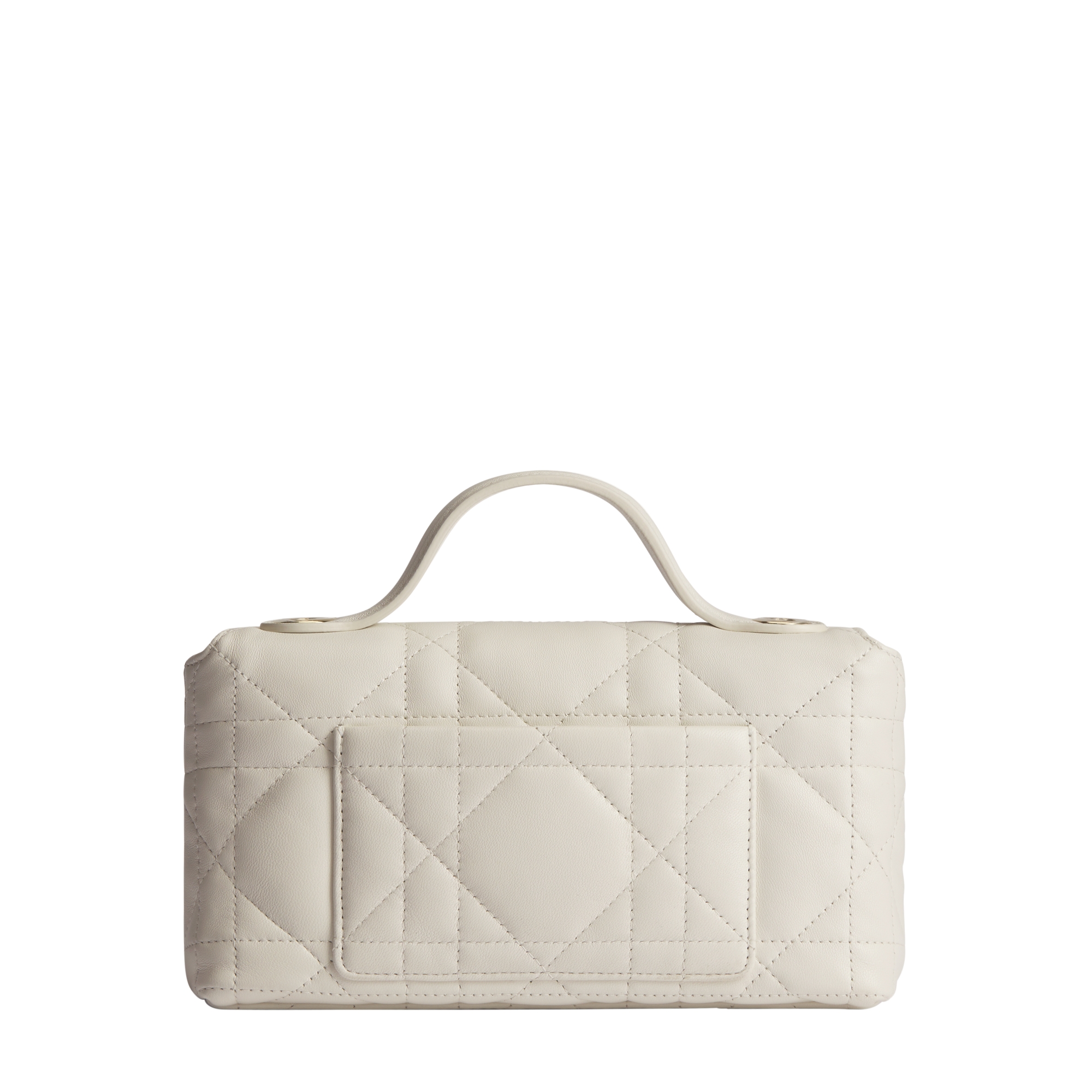 My Tender Dior Top Handle Mini Bag Latte Macrocannage Lambskin E08