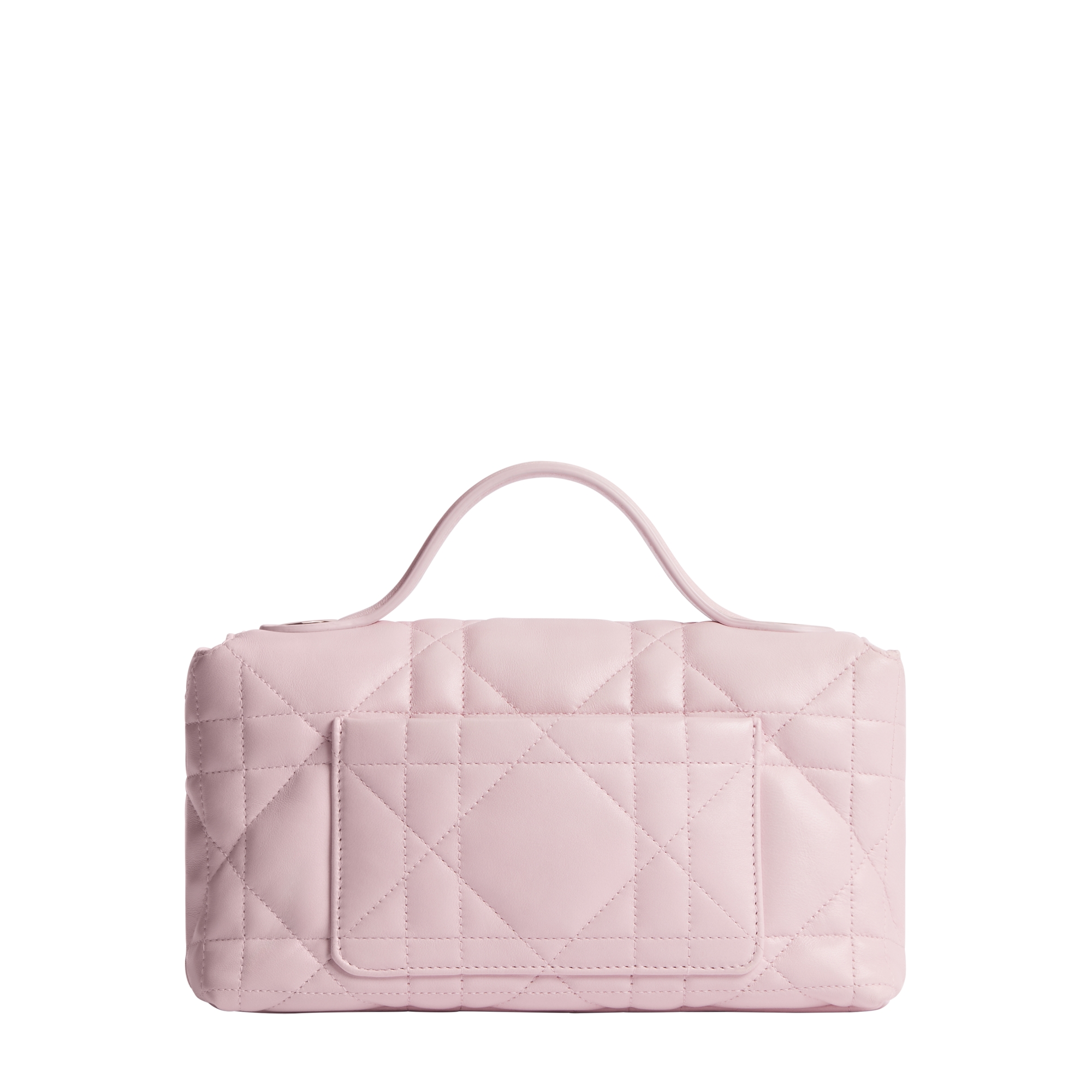 My Tender Dior Top Handle Mini Bag Rose Tendre Macrocannage Lambskin E08