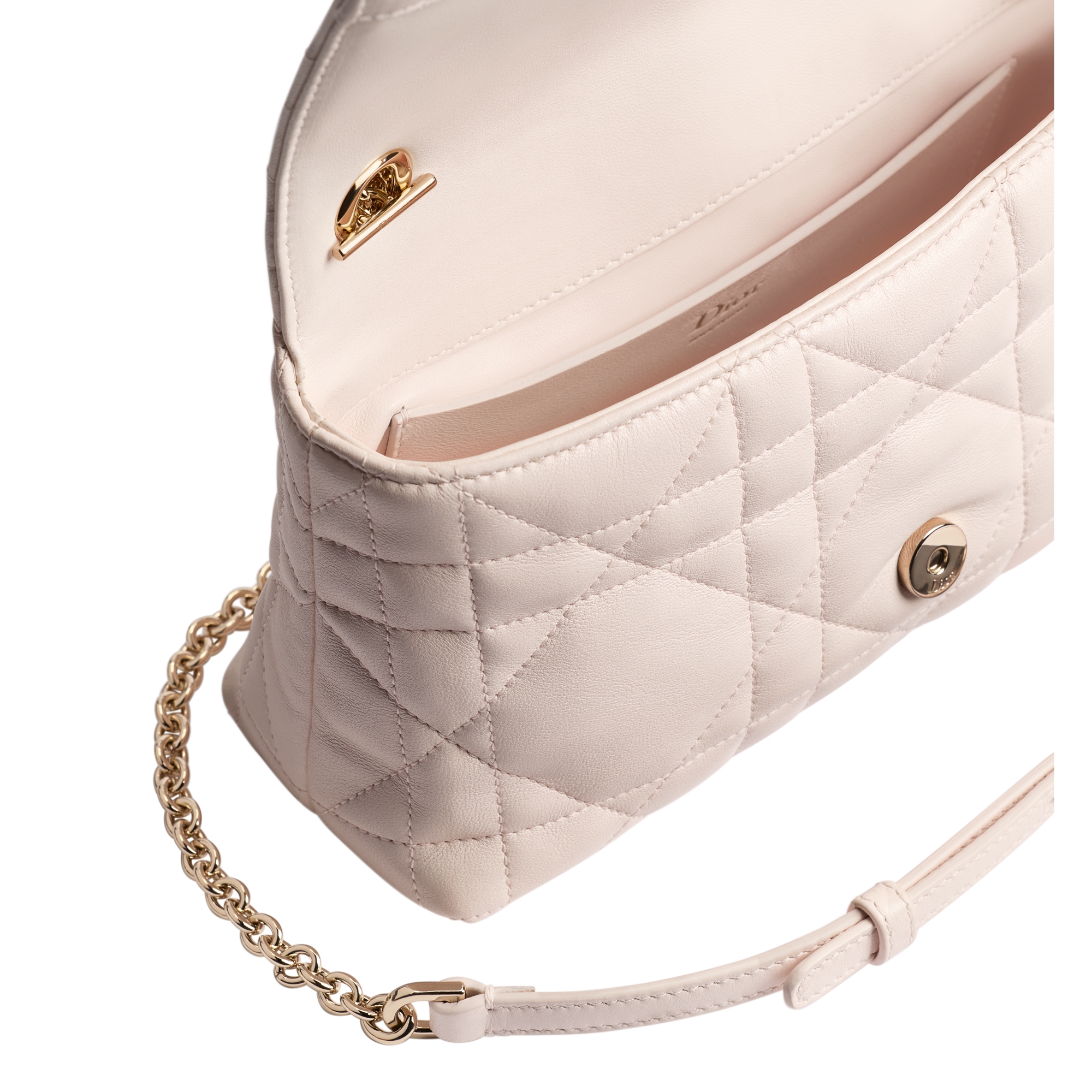 My Tender Dior Top Handle Mini Bag Ballet Pink Macrocannage Lambskin E06
