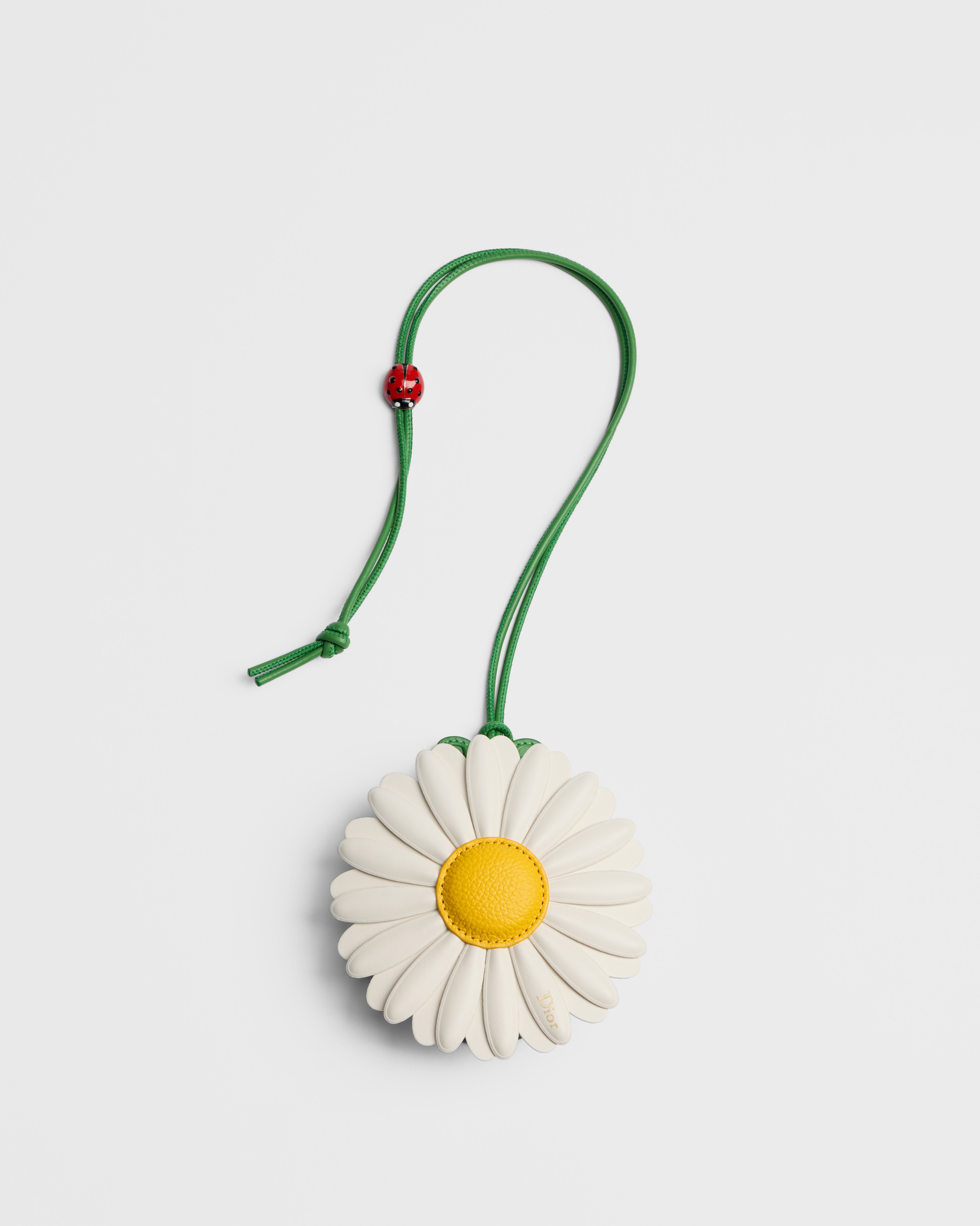 Dior Jardin Daisy Coin Purse with Cord