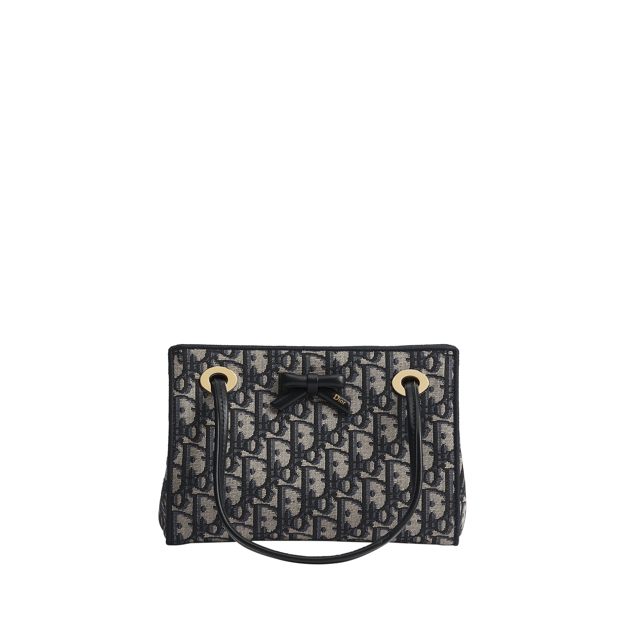 Dior Promenade Mini Shopping Bag Blue Dior Oblique Jacquard E01