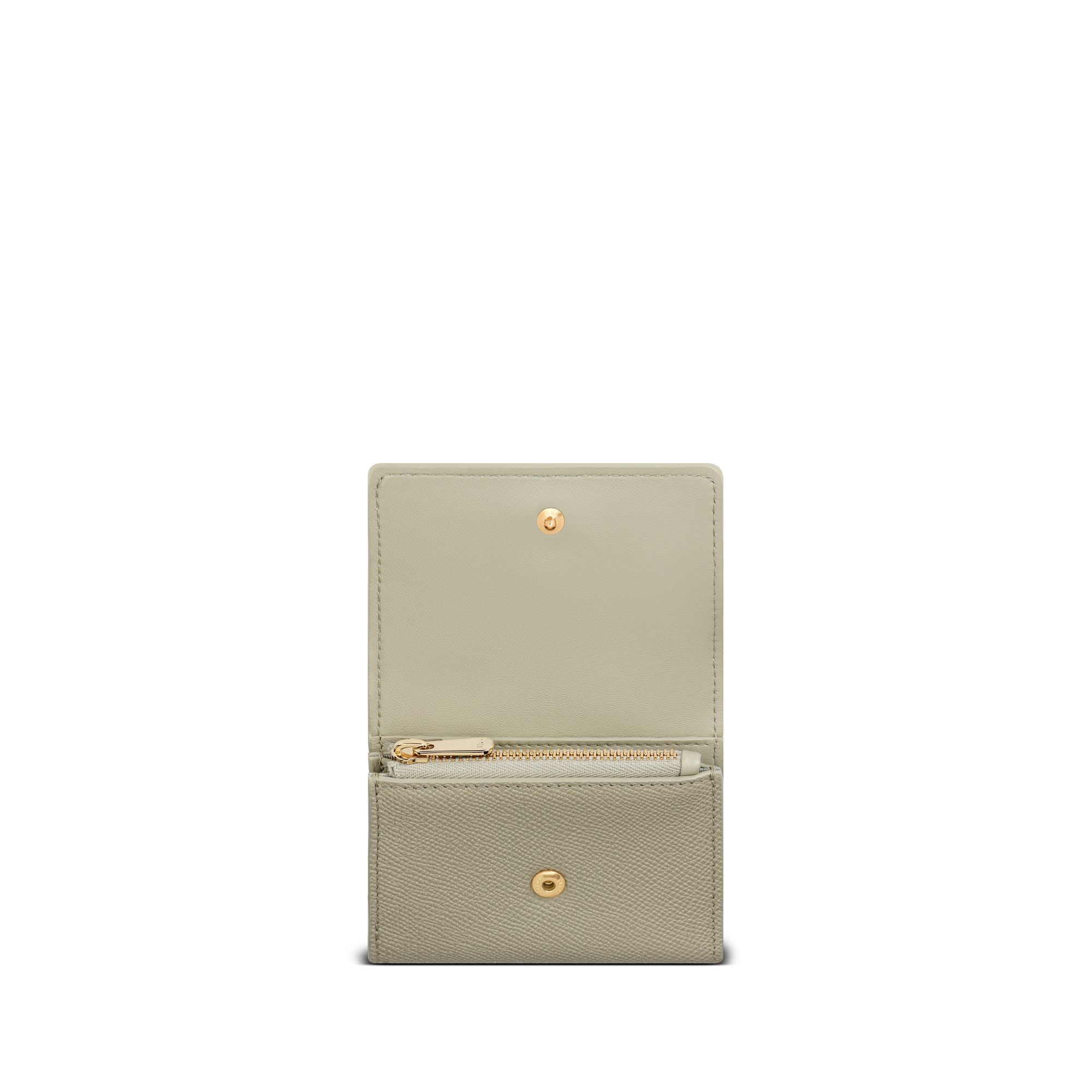 30 Montaigne Lotus Wallet Sage Green Grained Calfskin E06