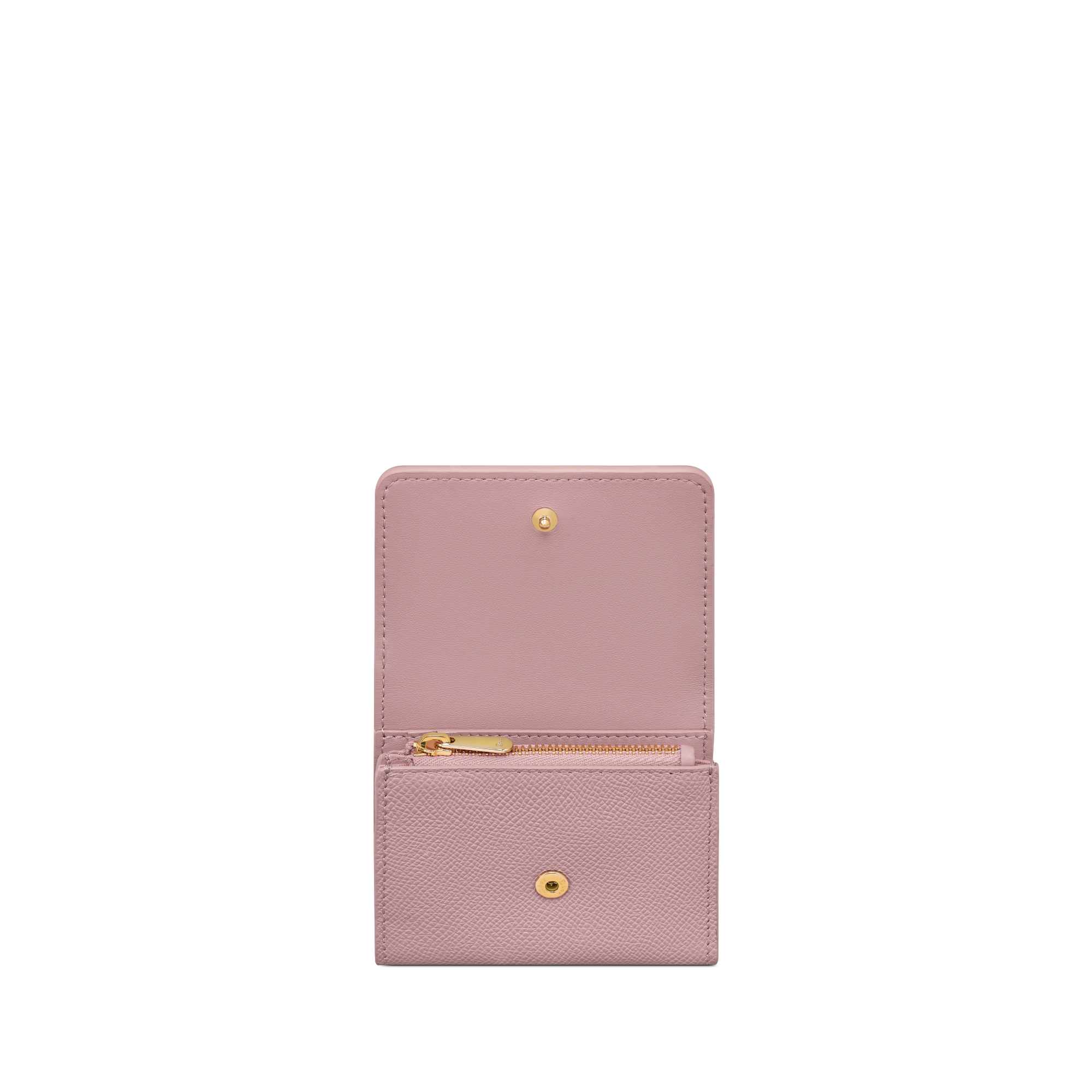 30 Montaigne Lotus Wallet Antique Pink Grained Calfskin E06