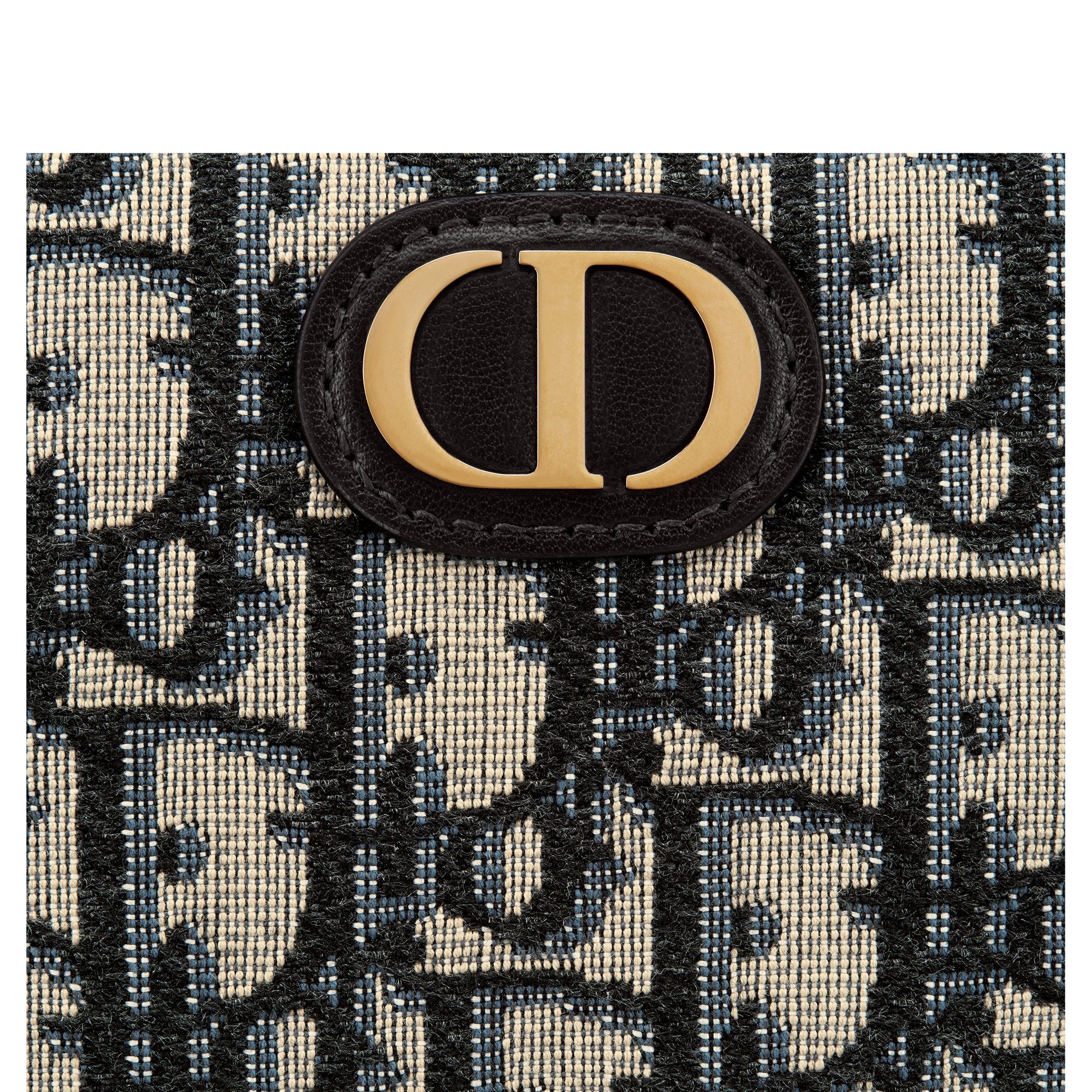30 Montaigne Voyageur Long Wallet Blue Dior Oblique Jacquard E09