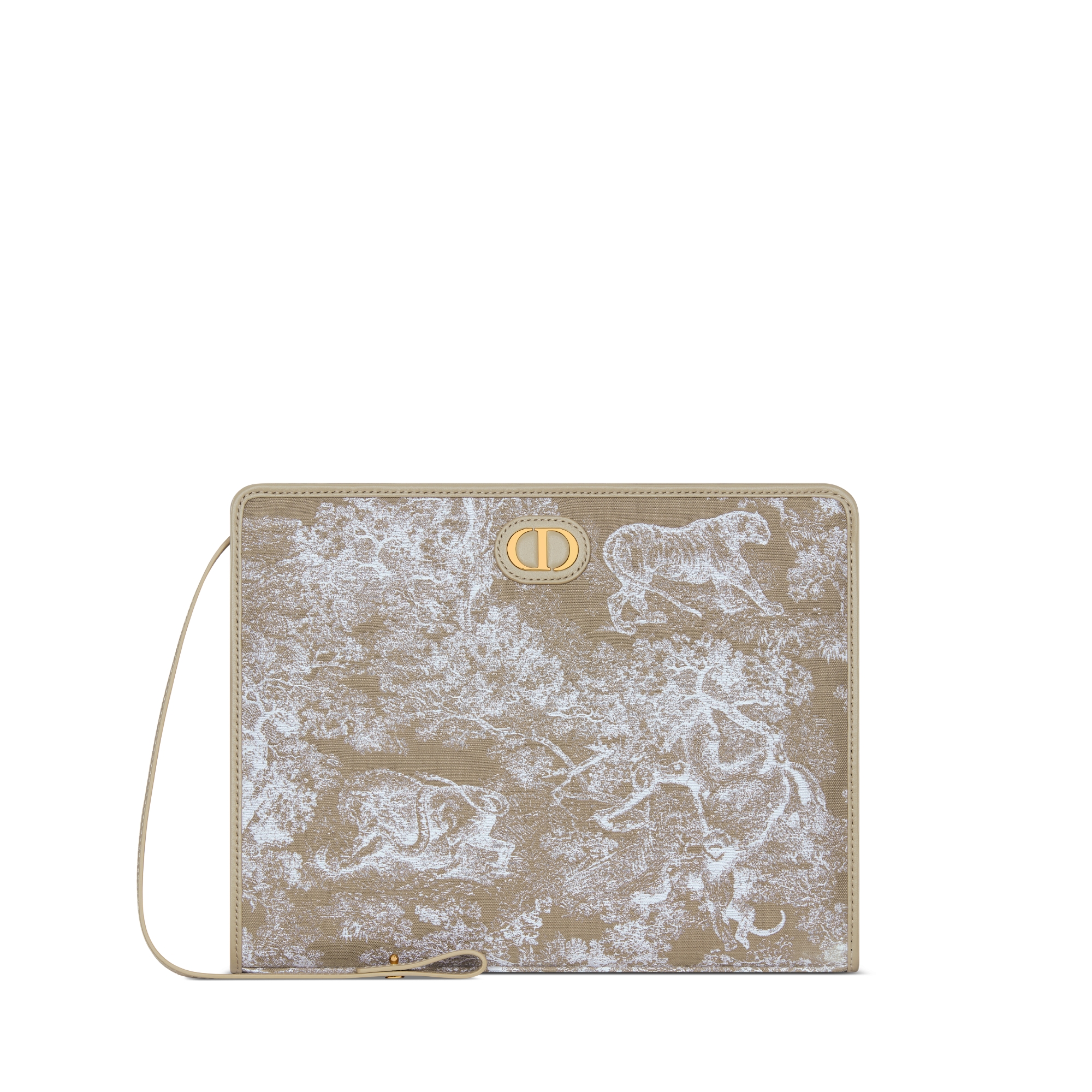 Dioriviera 30 Montaigne Dea Pouch White and Yarrow Pink Toile de