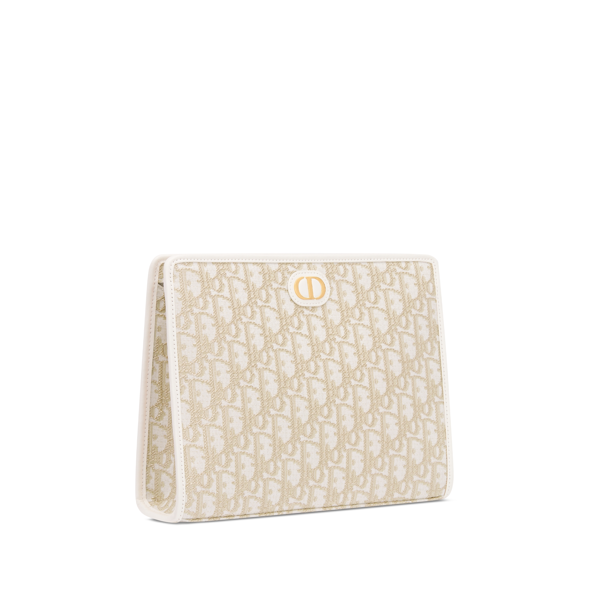 30 Montaigne Dea Pouch Gold-Tone Dior Oblique Jacquard E03