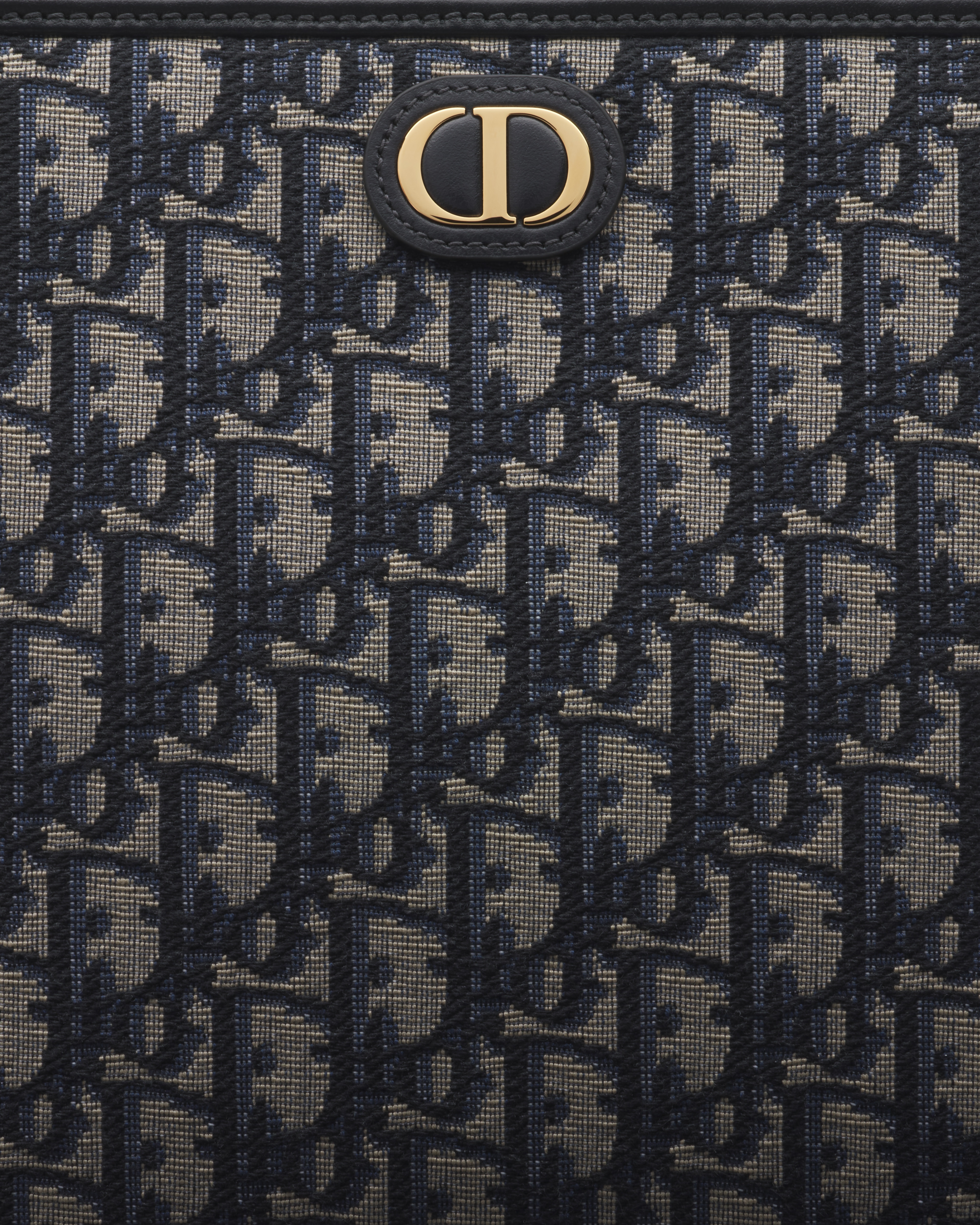 30 Montaigne Dea Pouch Blue Dior Oblique Jacquard E09