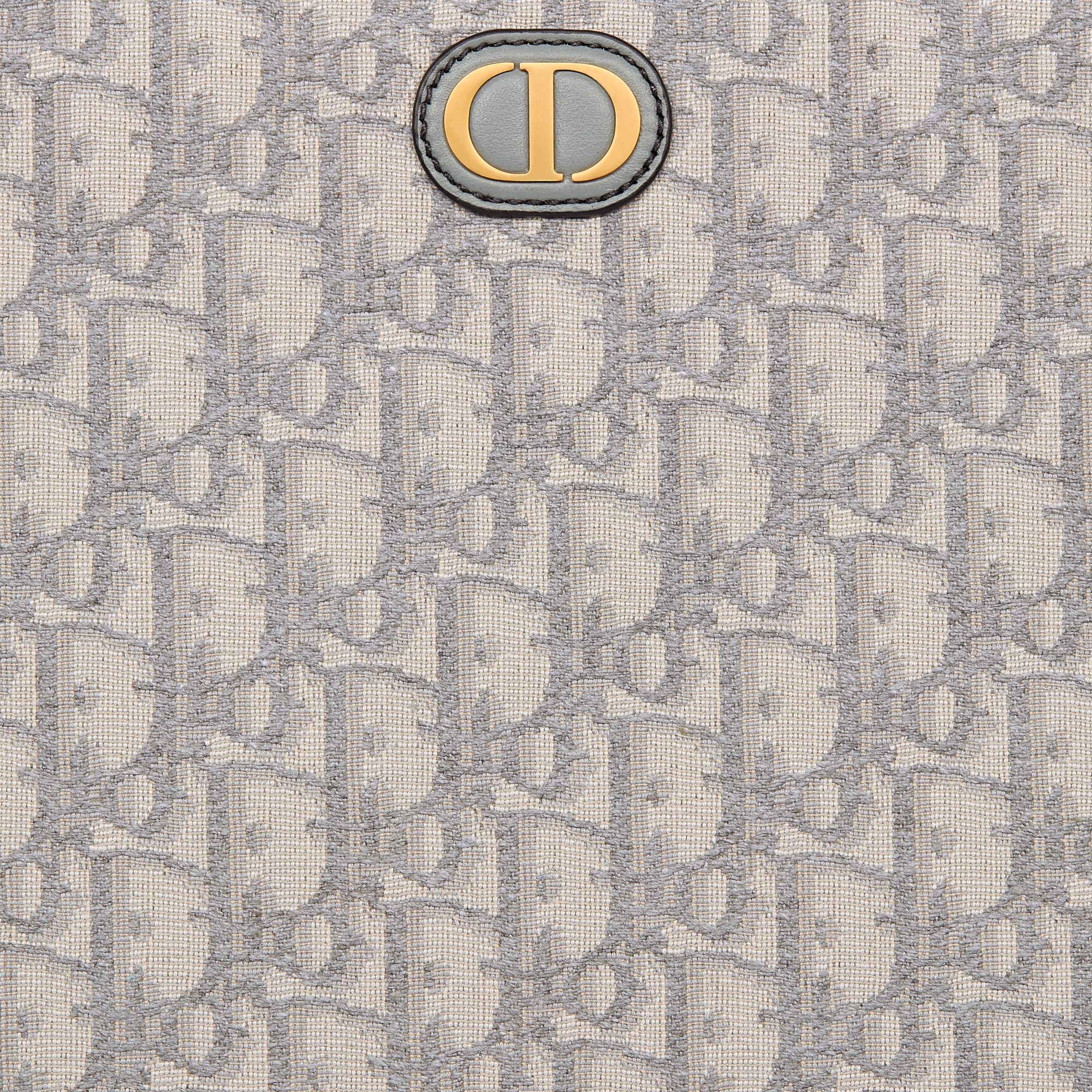 30 Montaigne Dea Pouch Gray Dior Oblique Jacquard E09