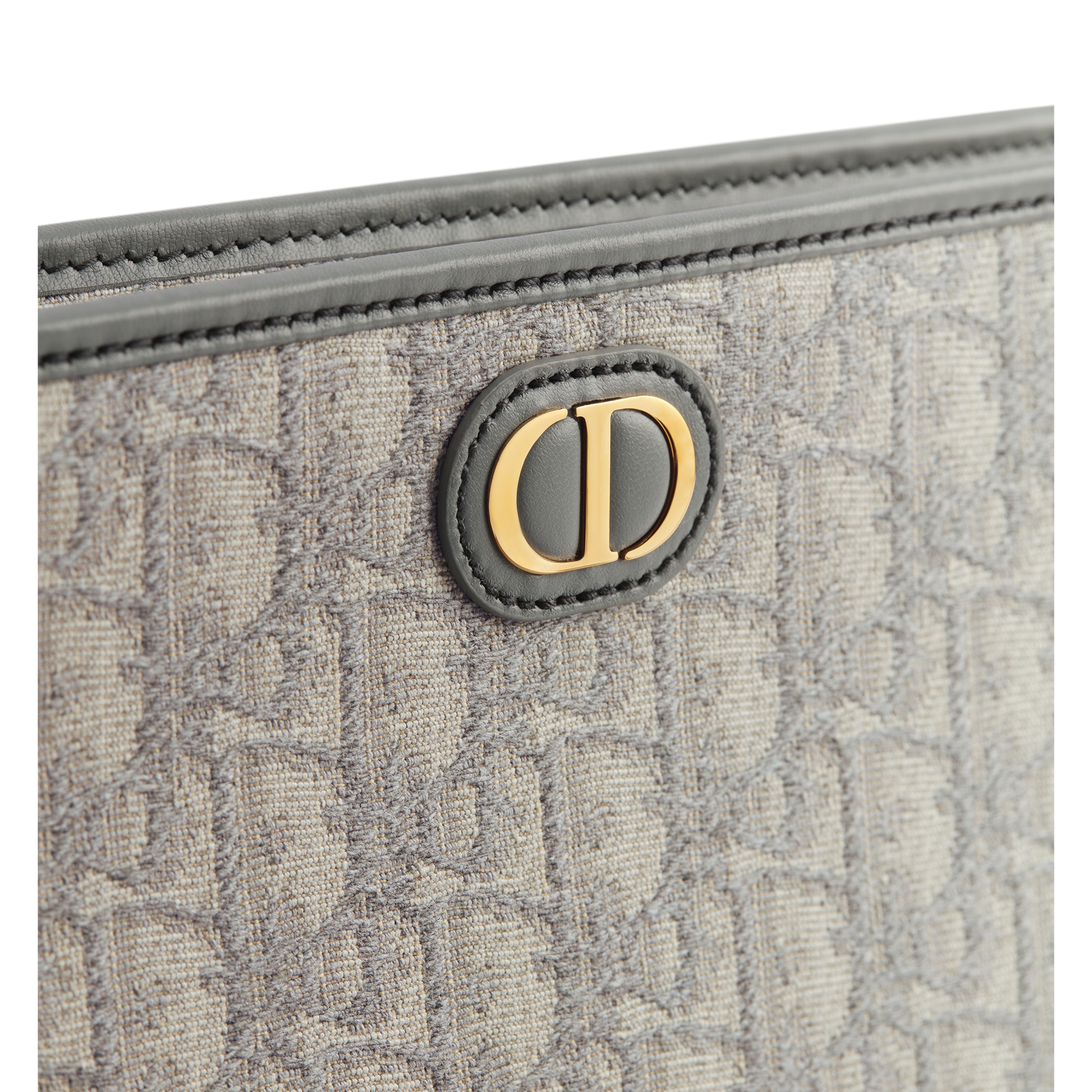 30 Montaigne Dea Pouch Gray Dior Oblique Jacquard E10