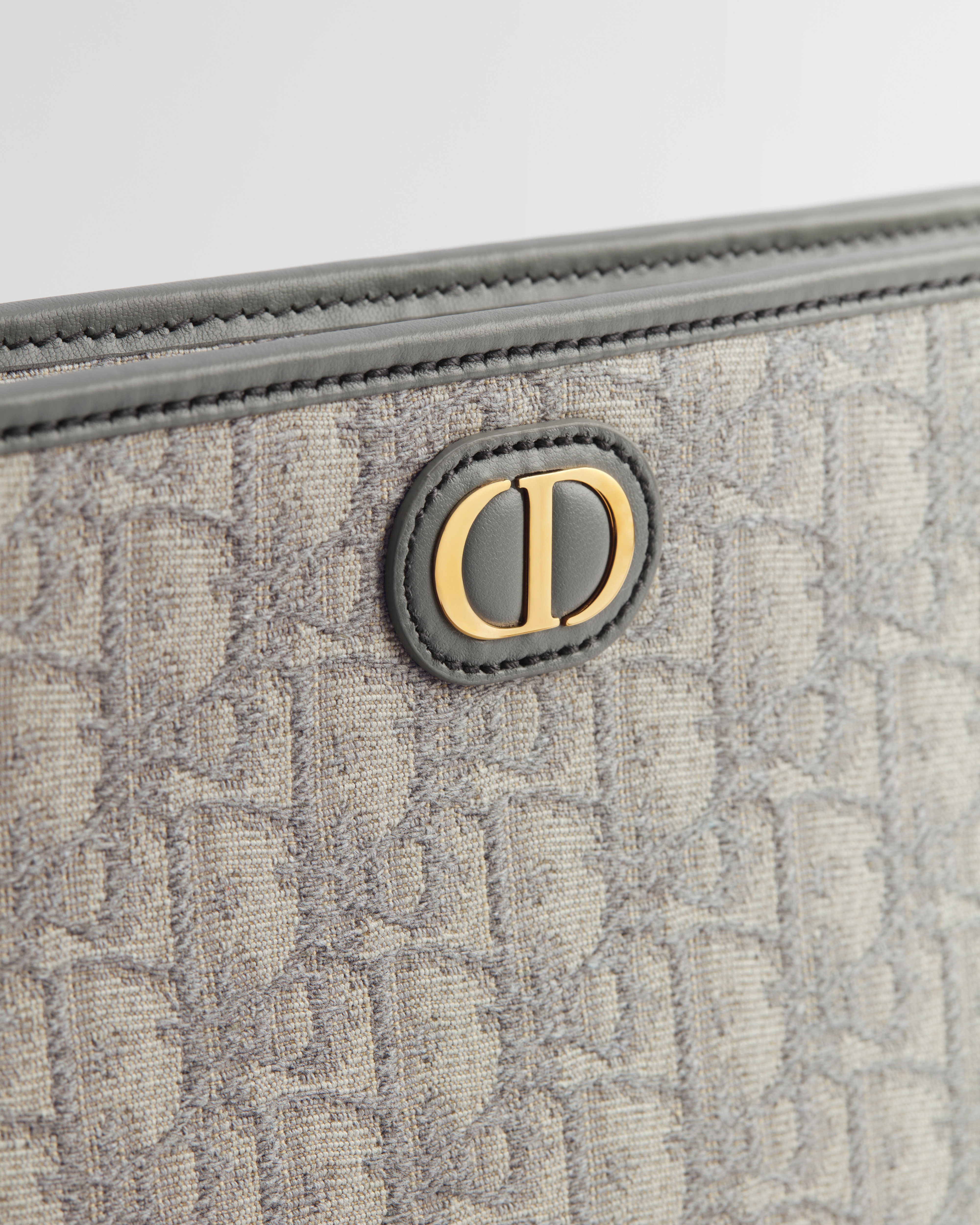 30 Montaigne Dea Pouch Gray Dior Oblique Jacquard E10