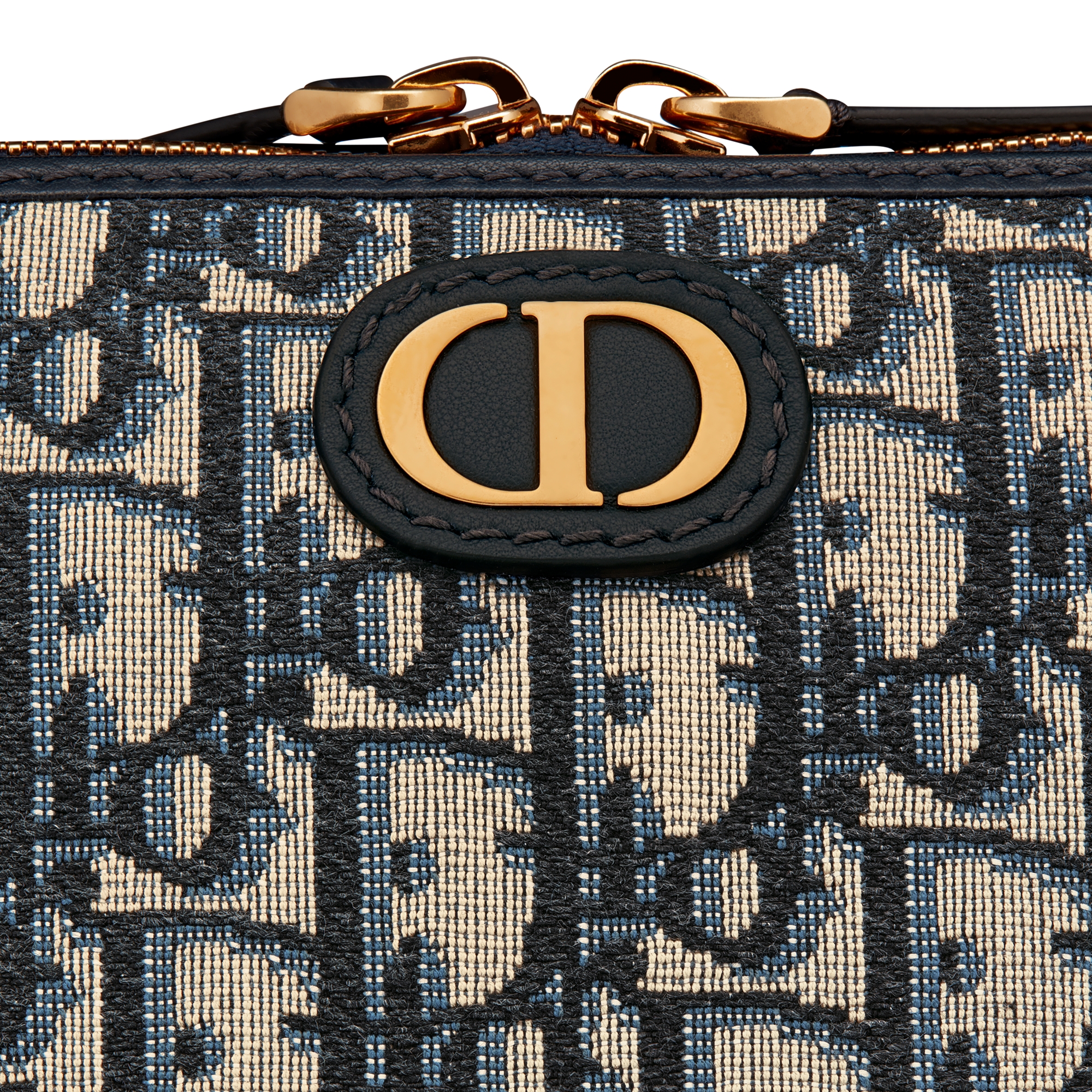 Pochette Aphrodite 30 Montaigne Toile jacquard Dior Oblique bleu E09