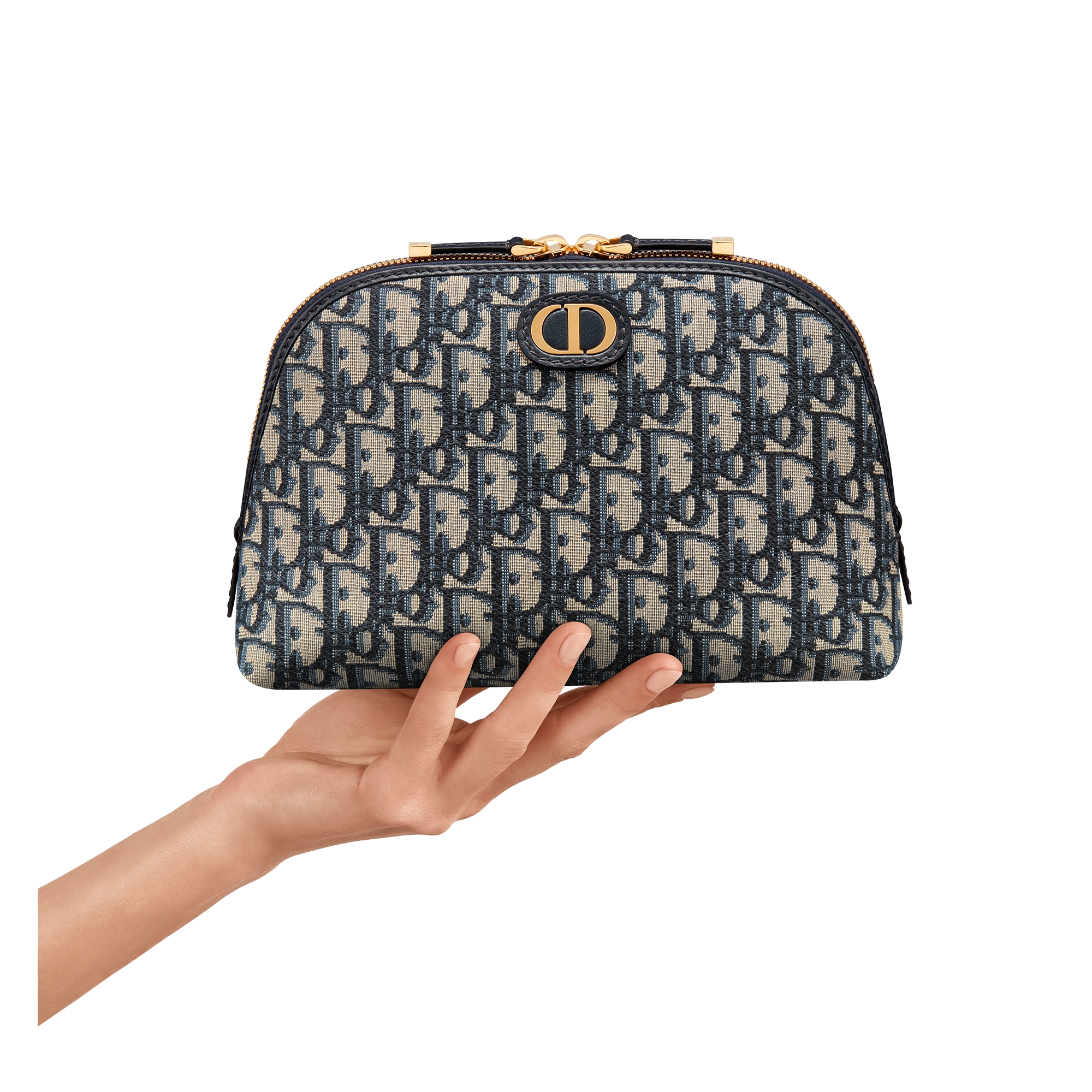 Pochette Aphrodite 30 Montaigne Toile jacquard Dior Oblique bleu E11