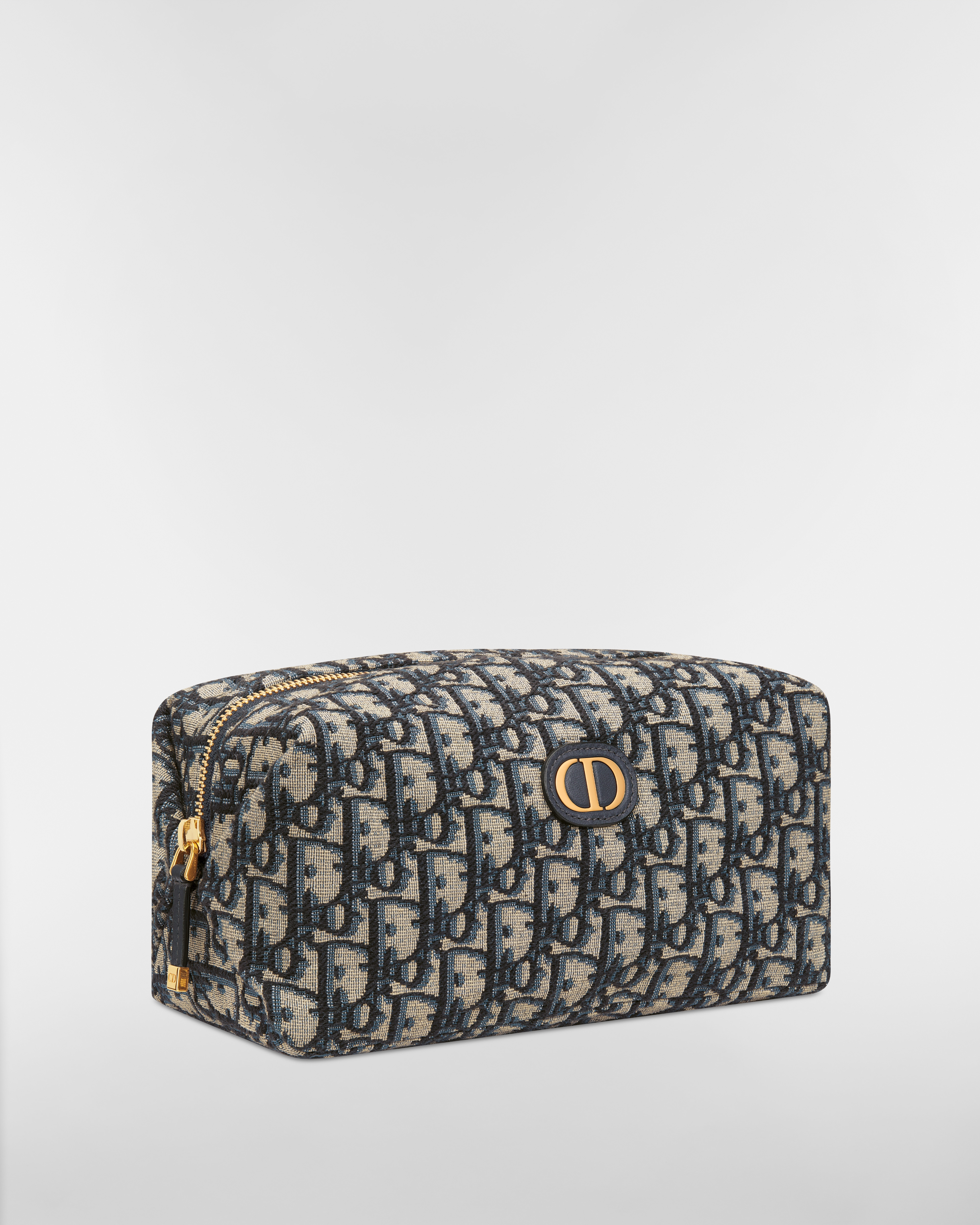 حقيبة باوتش ‎30 Montaigne Vénus نمط ديور أوبليك الأزرق بحبك الجاكار E03