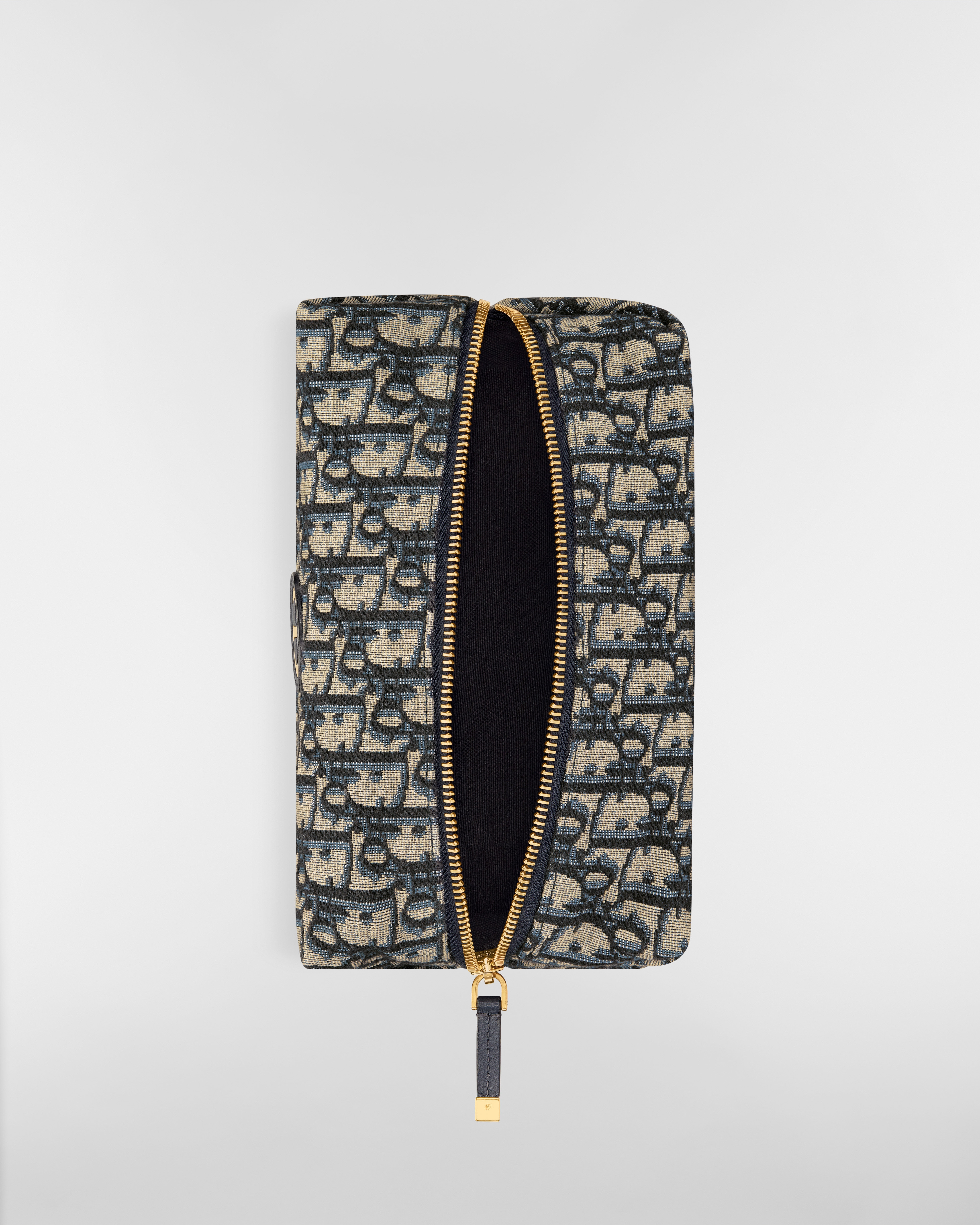 30 Montaigne Vénus Pouch Dior Oblique Jacquard in Blau E06