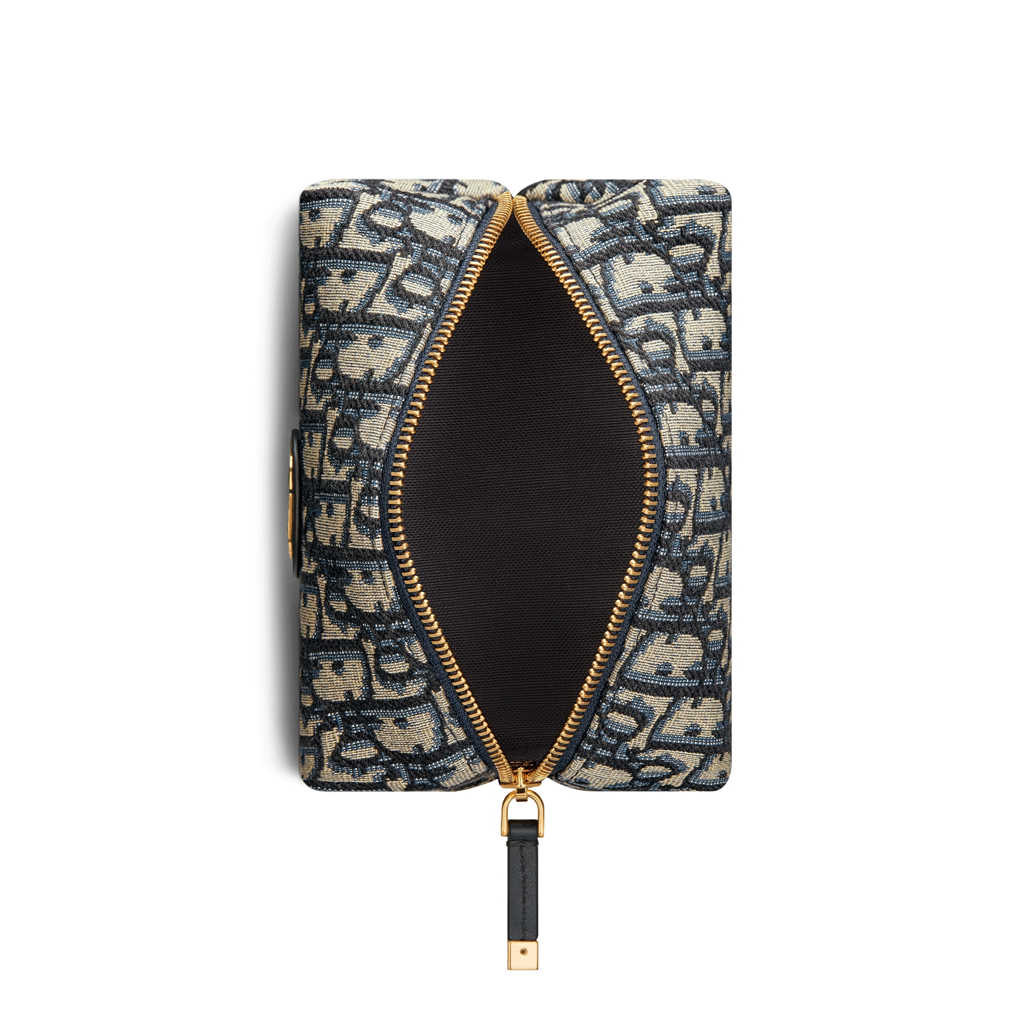 30 Montaigne Vénus-pouch Blauwe Dior Oblique-jacquard E06