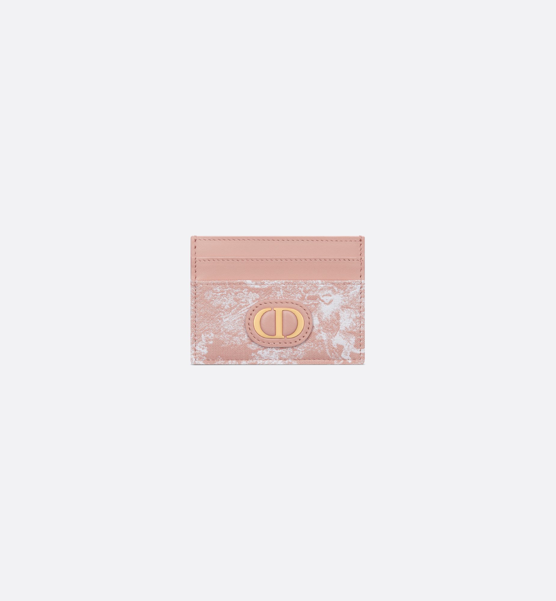 30 Montaigne Freesia Card Holder Blue Toile de Jouy Reverse 30 Montaigne Freesia Card Holder Blue Toile de Jouy Reverse