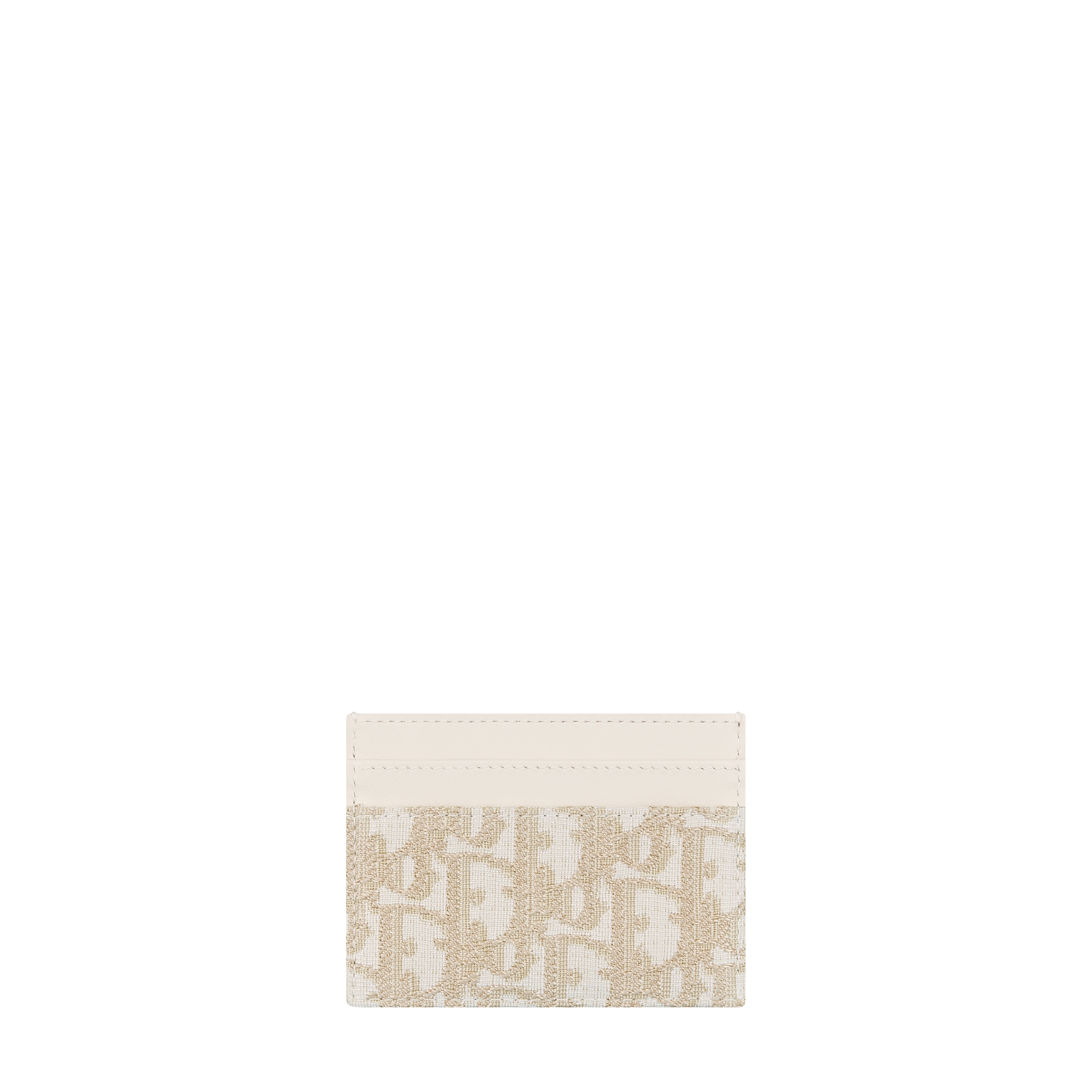 30 Montaigne Freesia Card Holder Gold-Tone Dior Oblique Jacquard E08