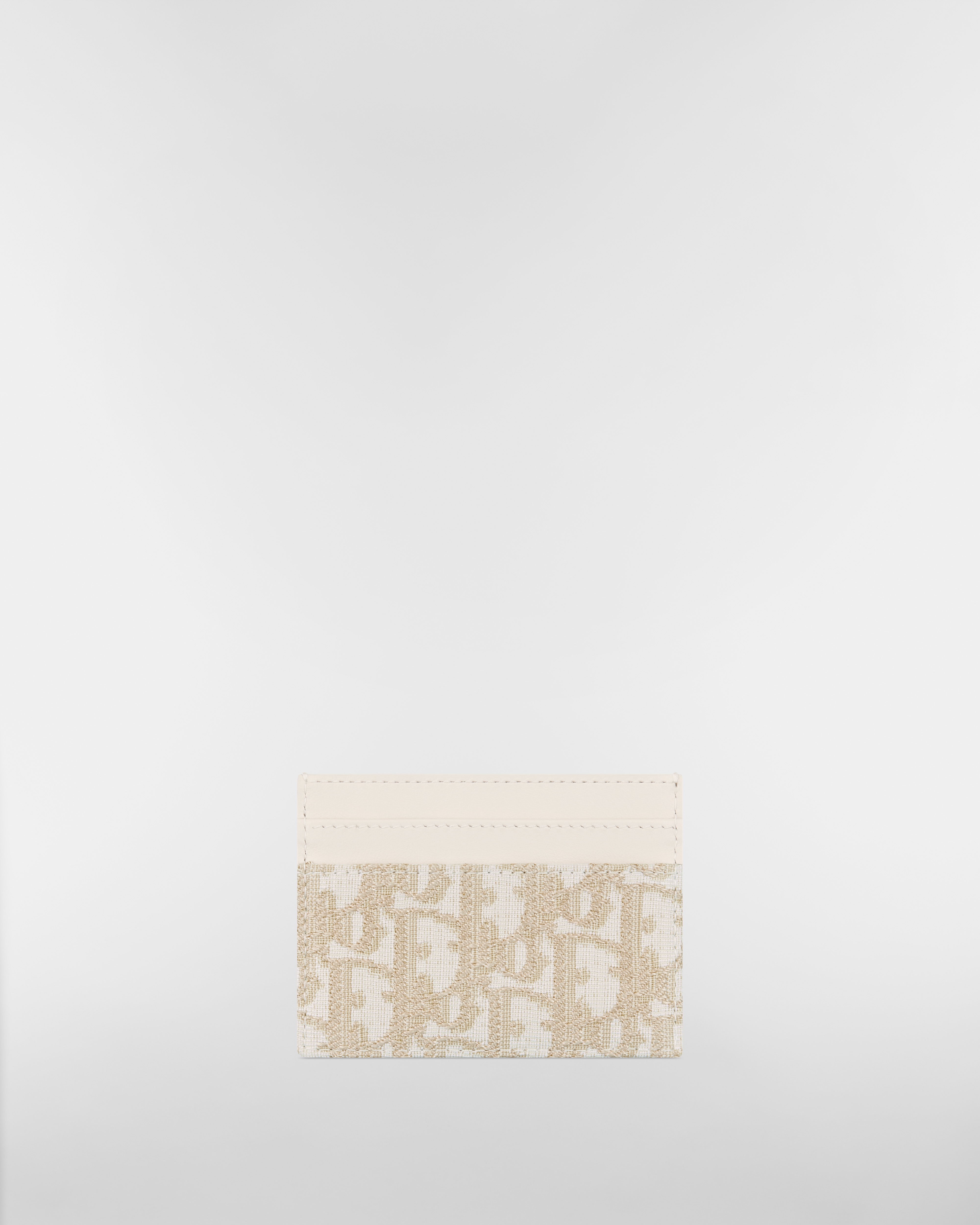 30 Montaigne Freesia Card Holder Gold-Tone Dior Oblique Jacquard E08
