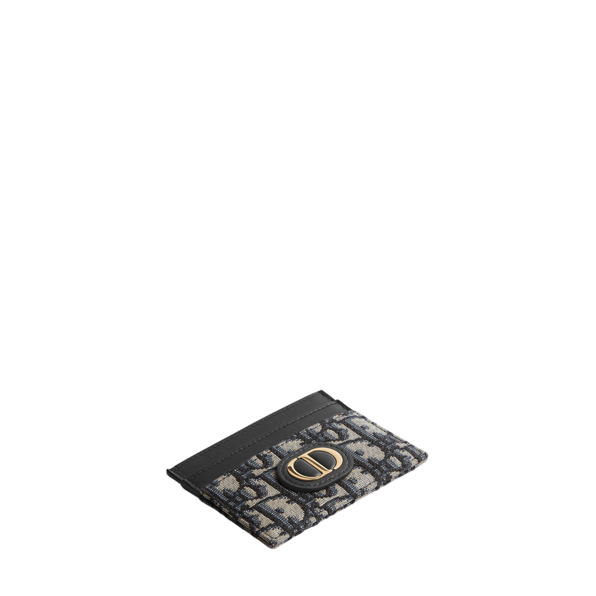 30 Montaigne Freesia Card Holder Blue Dior Oblique Jacquard E03