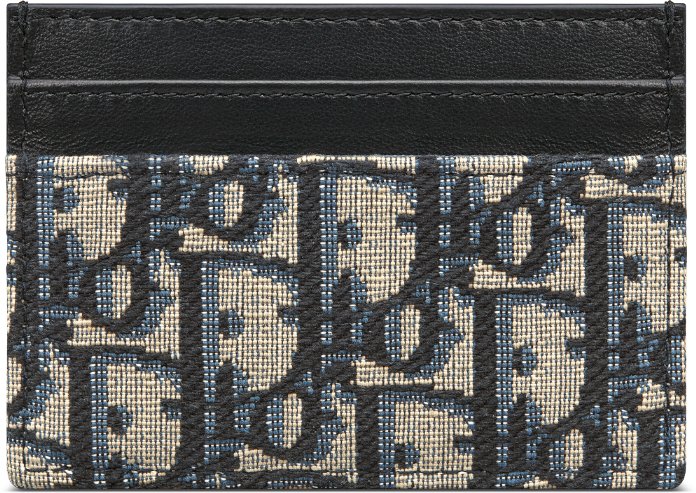 爆買い DIOR ジャカード オブリーク ディオール カードホルダー Freesia Montaigne 30 | 小物