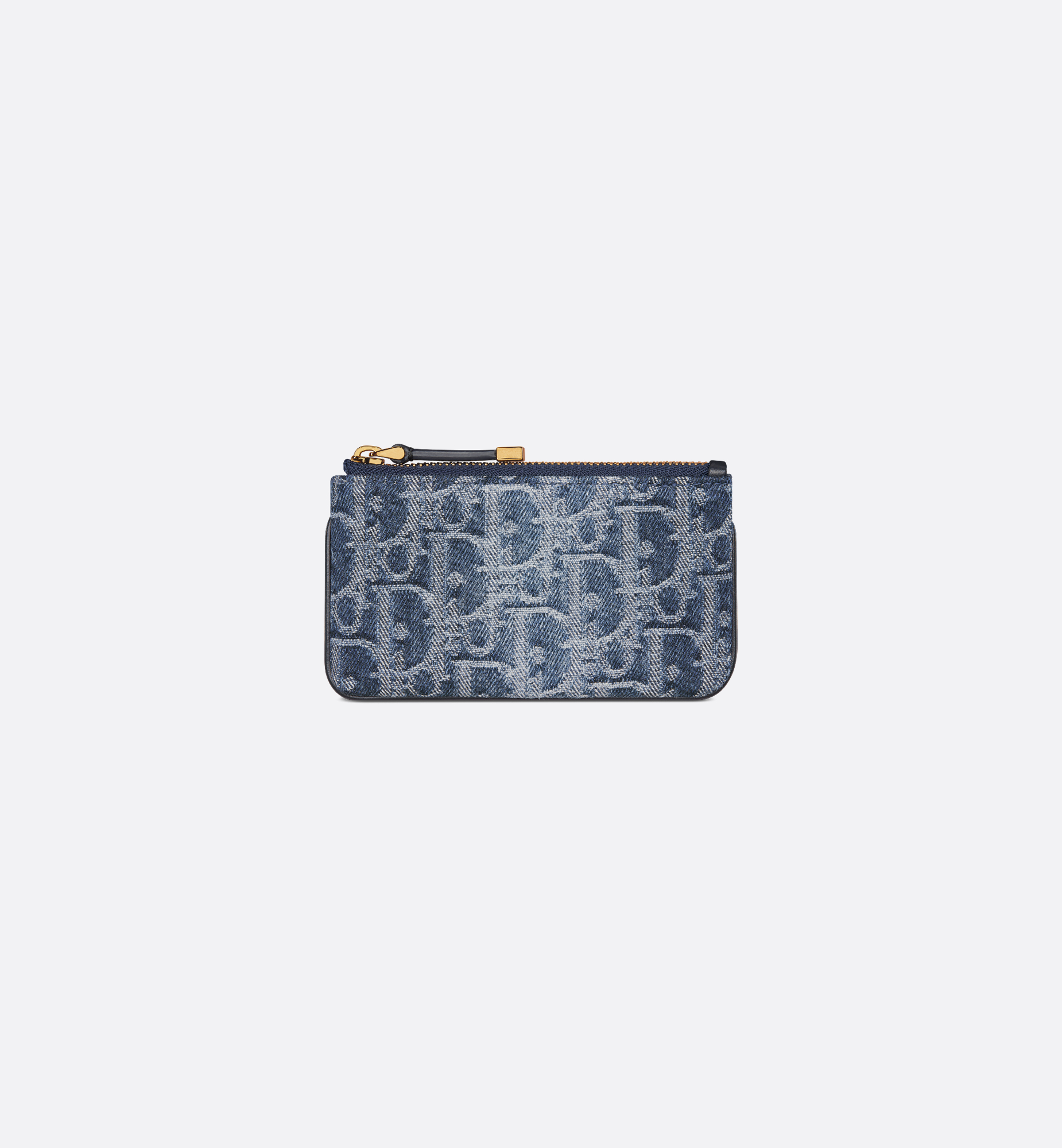 DiorTravel Myrte Zipped Key Case Blue Denim Dior Oblique DiorTravel Myrte Zipped Key Case Blue Denim Dior Oblique