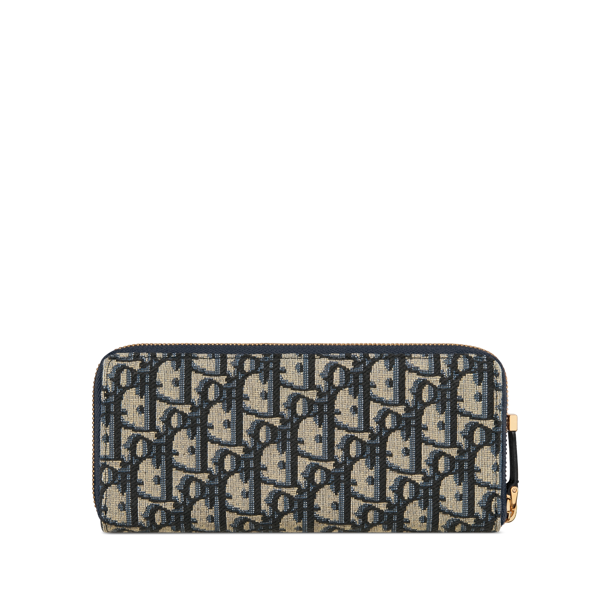 30 Montaigne Voyageur Slim Wallet Blue Dior Oblique Jacquard E08