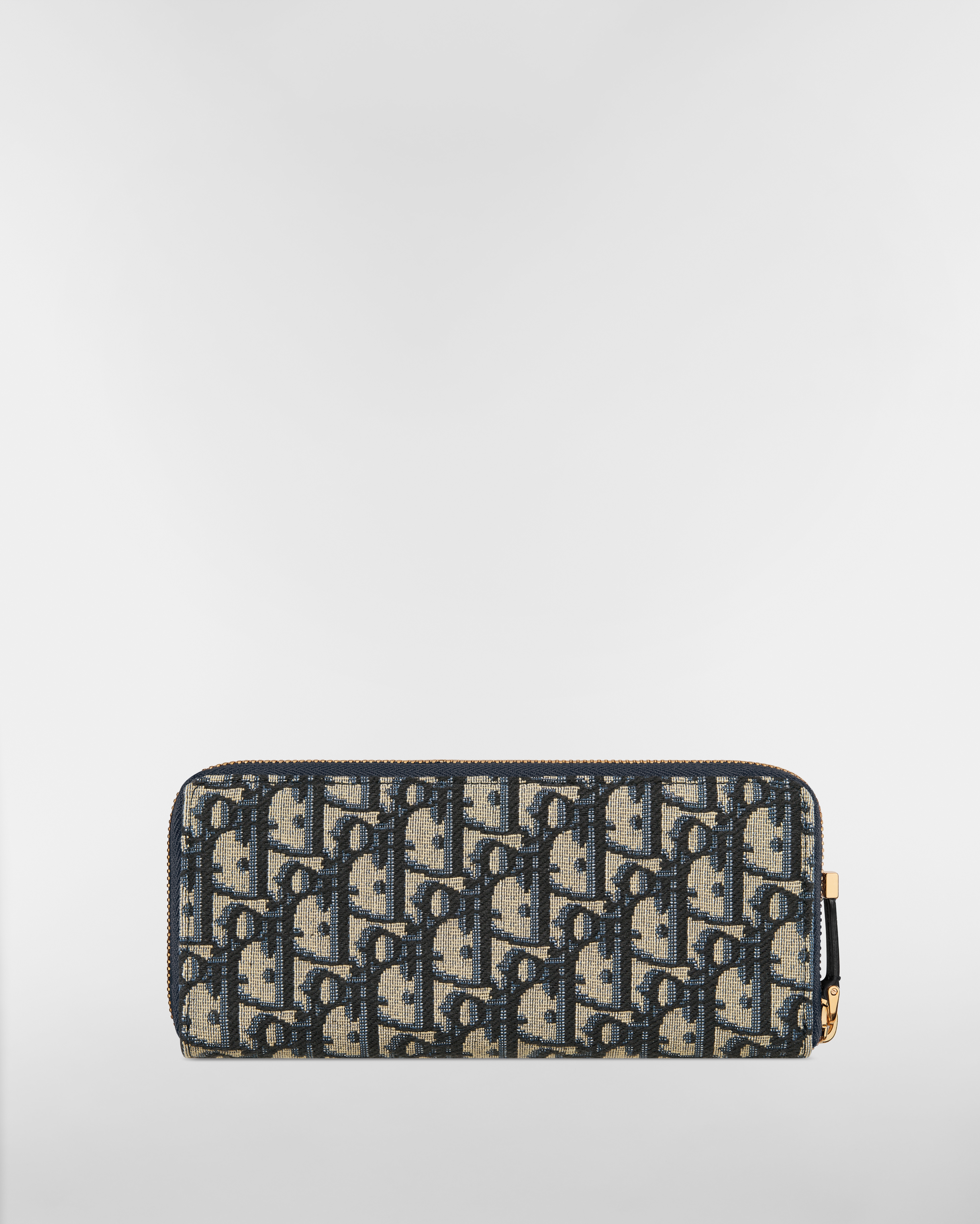 30 Montaigne Voyageur Slim Wallet Blue Dior Oblique Jacquard E08