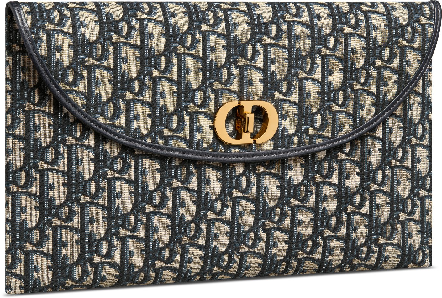 30 Montaigne Avenue Pouch with Flap Three quarter closed view