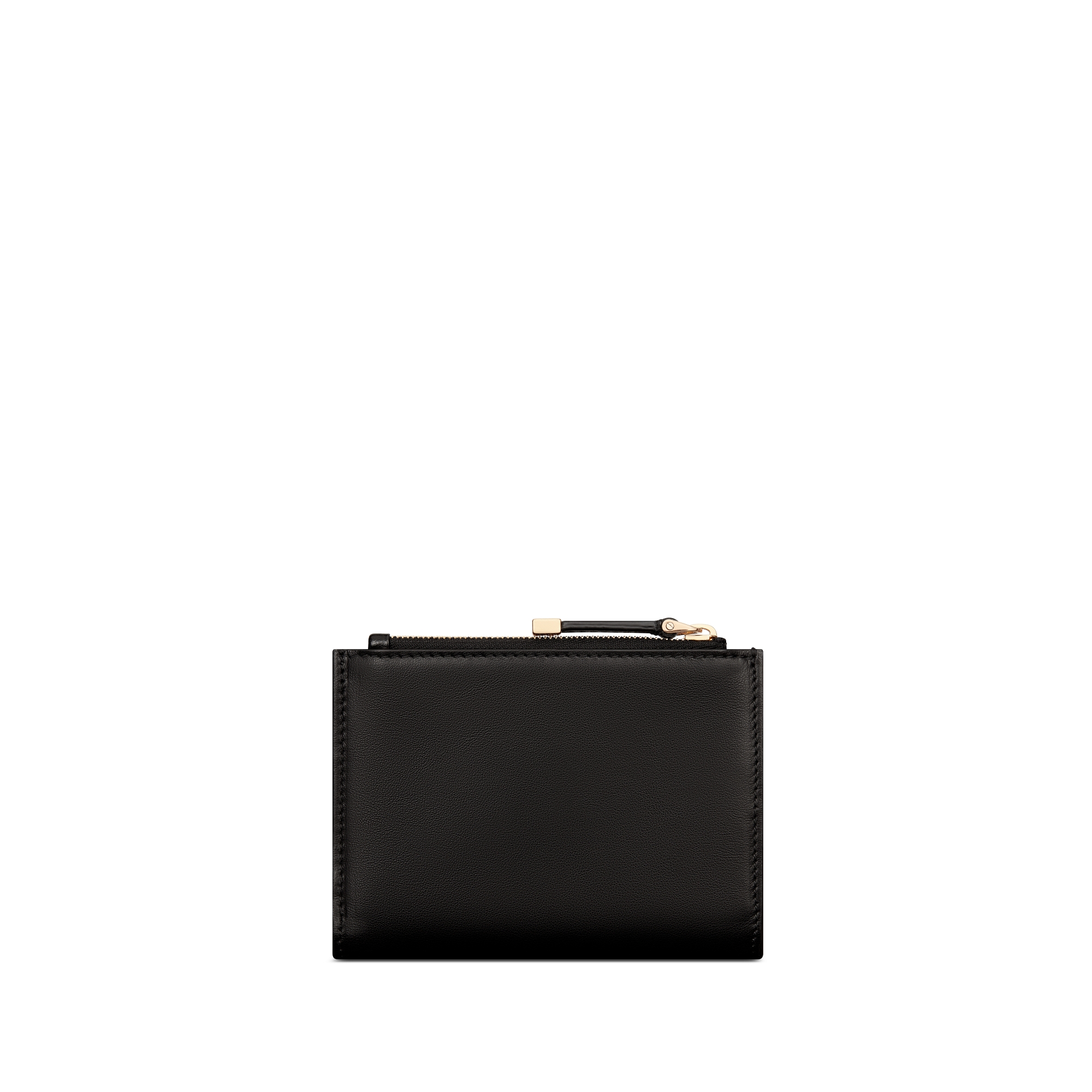 30 Montaigne Dahlia 지갑 블랙 스무스 송아지 가죽 E08