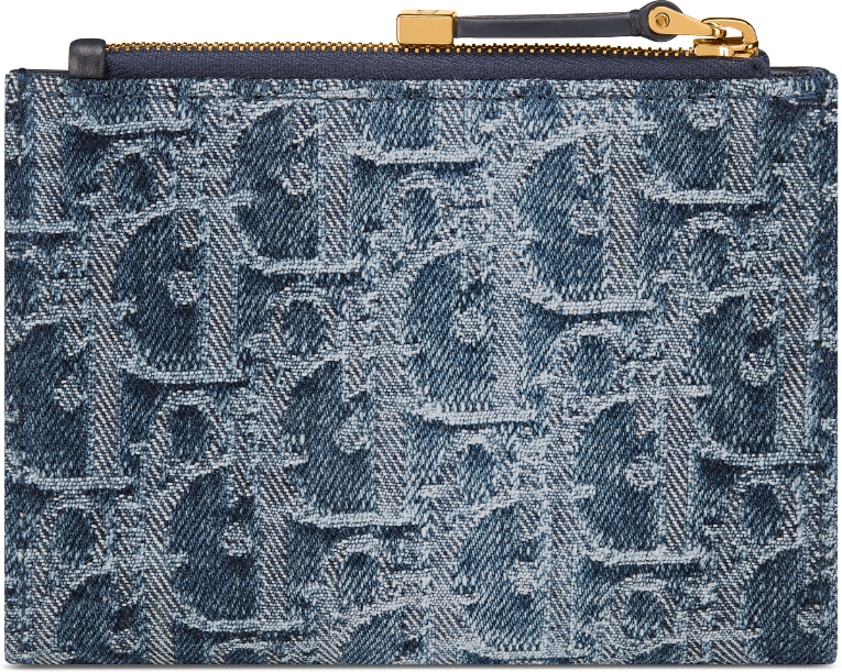 DIOR | 30 Montaigne Dahlia ウォレット デニム ディオール オブリーク 