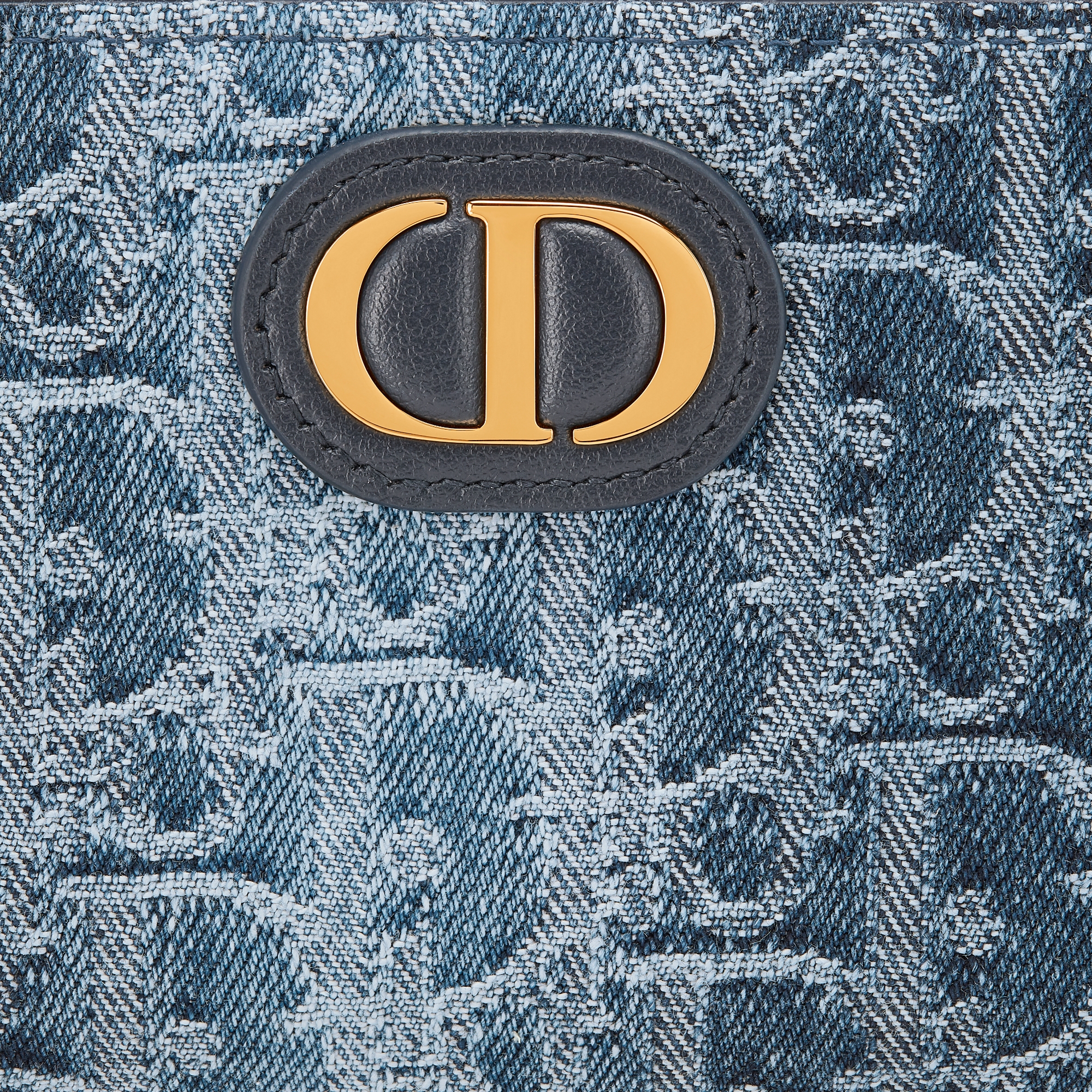 DIOR | 30 Montaigne Dahlia ウォレット デニム ディオール オブリーク  