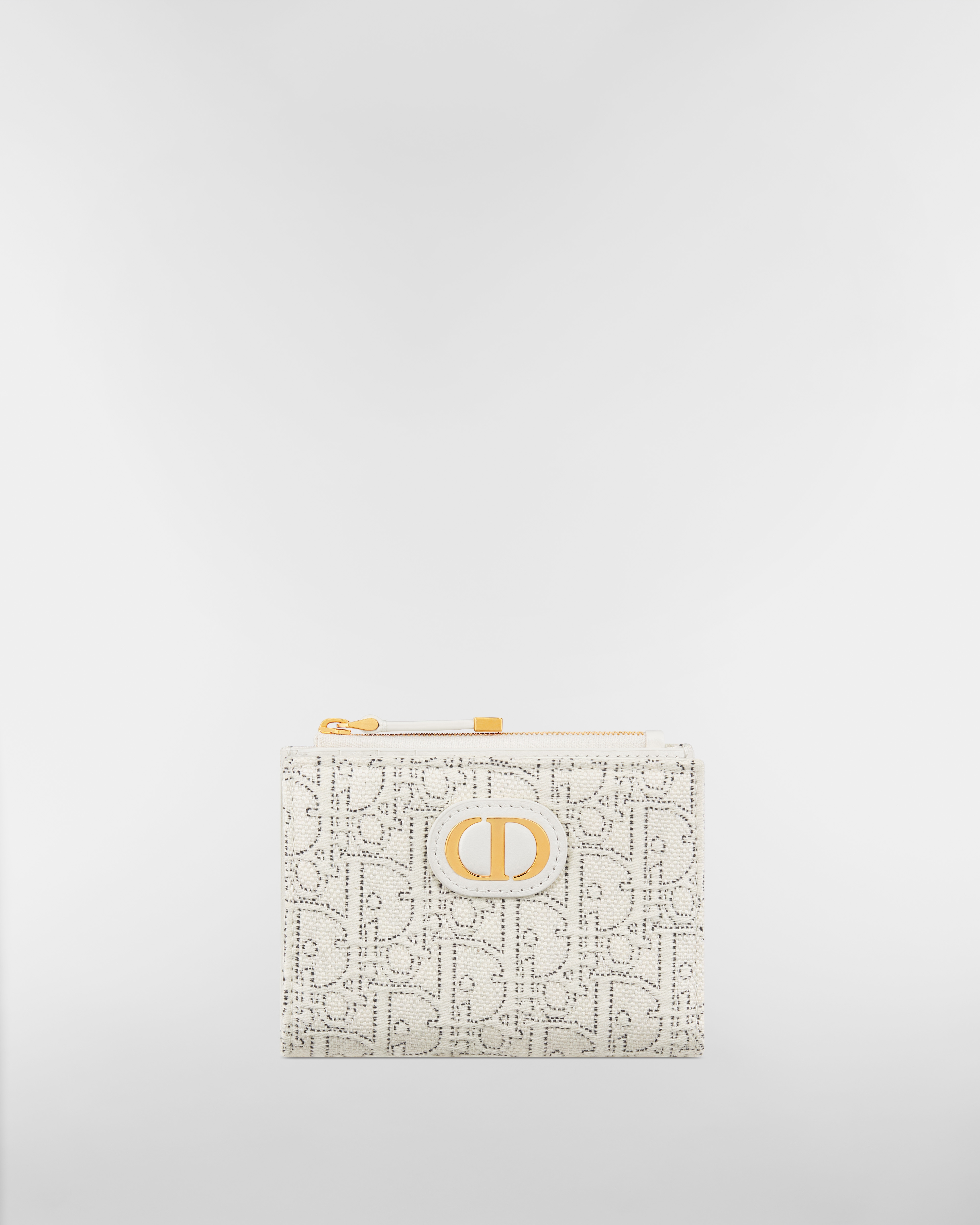 30 Montaigne Dahlia ウォレット ディオール オブリーク ジャカード E01