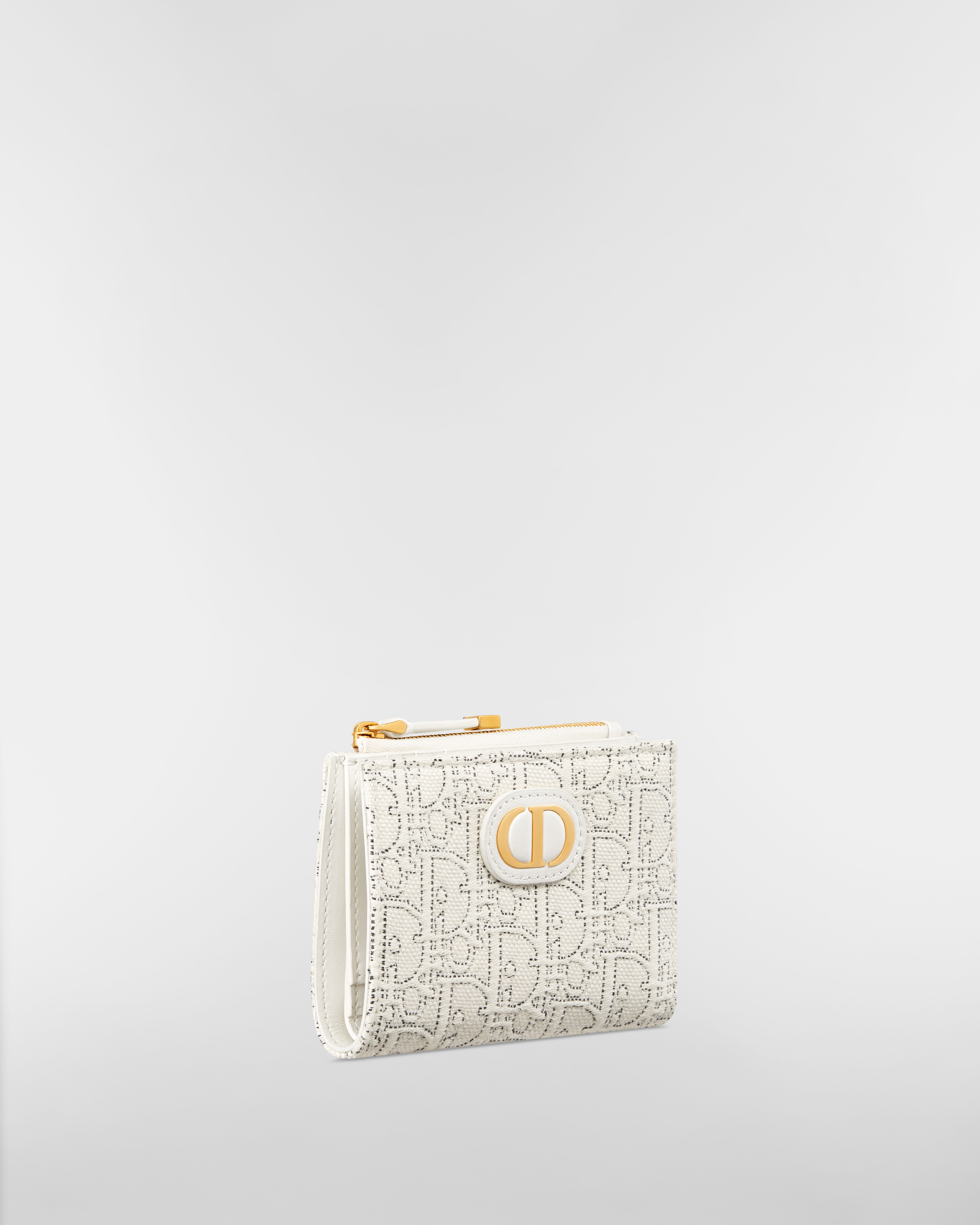 30 Montaigne Dahlia ウォレット ディオール オブリーク ジャカード E03