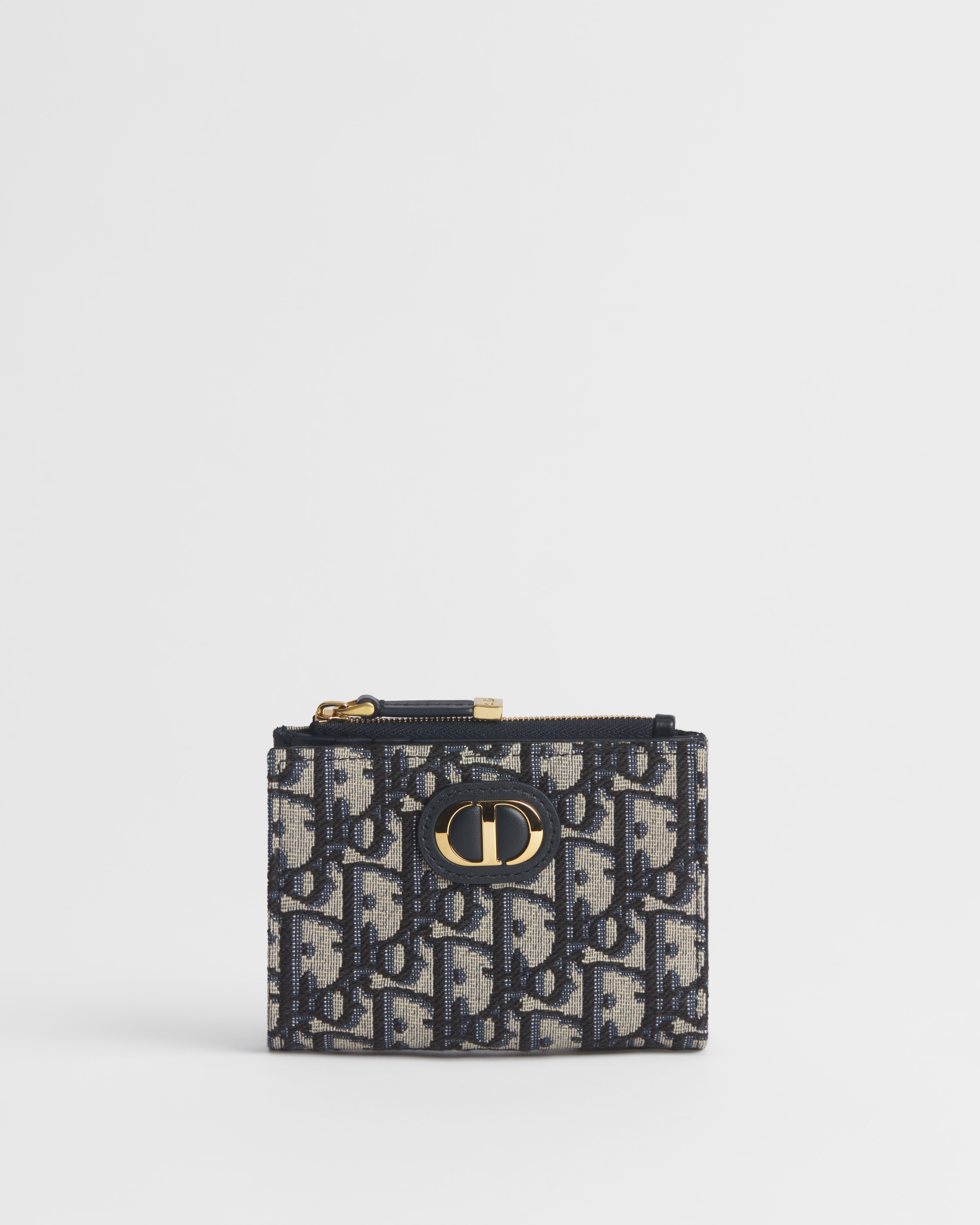 30 Montaigne Dahlia ウォレット ディオール オブリーク ジャカード E01