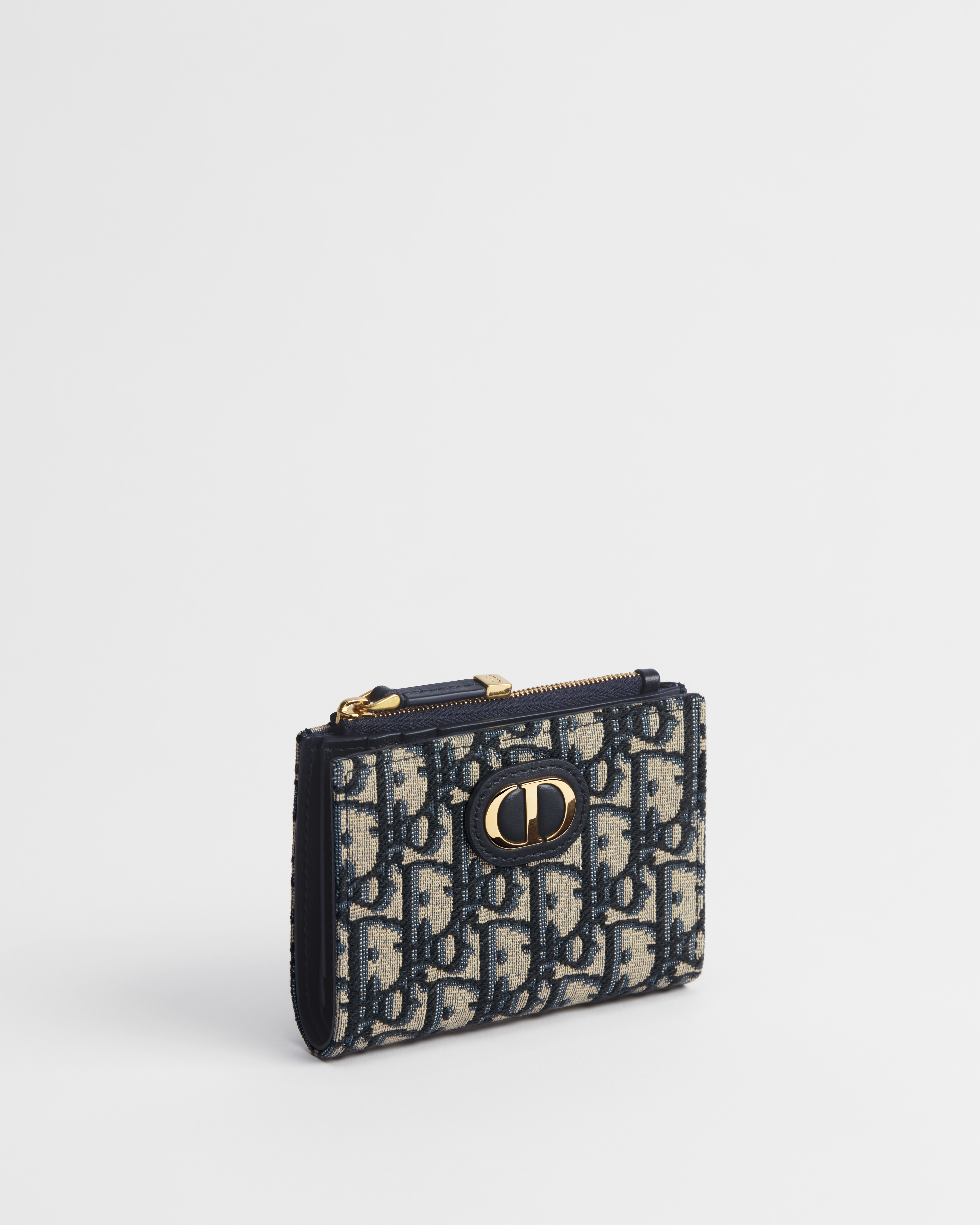 30 Montaigne Dahlia ウォレット ディオール オブリーク ジャカード E03