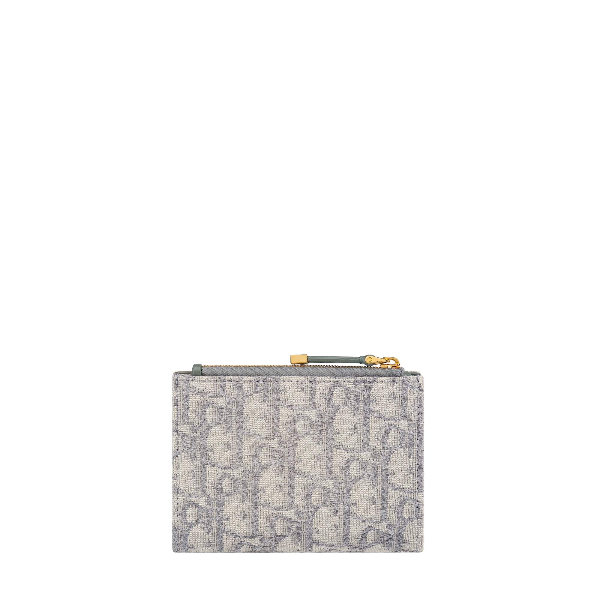 30 Montaigne Dahlia Wallet Gray Dior Oblique Jacquard E08