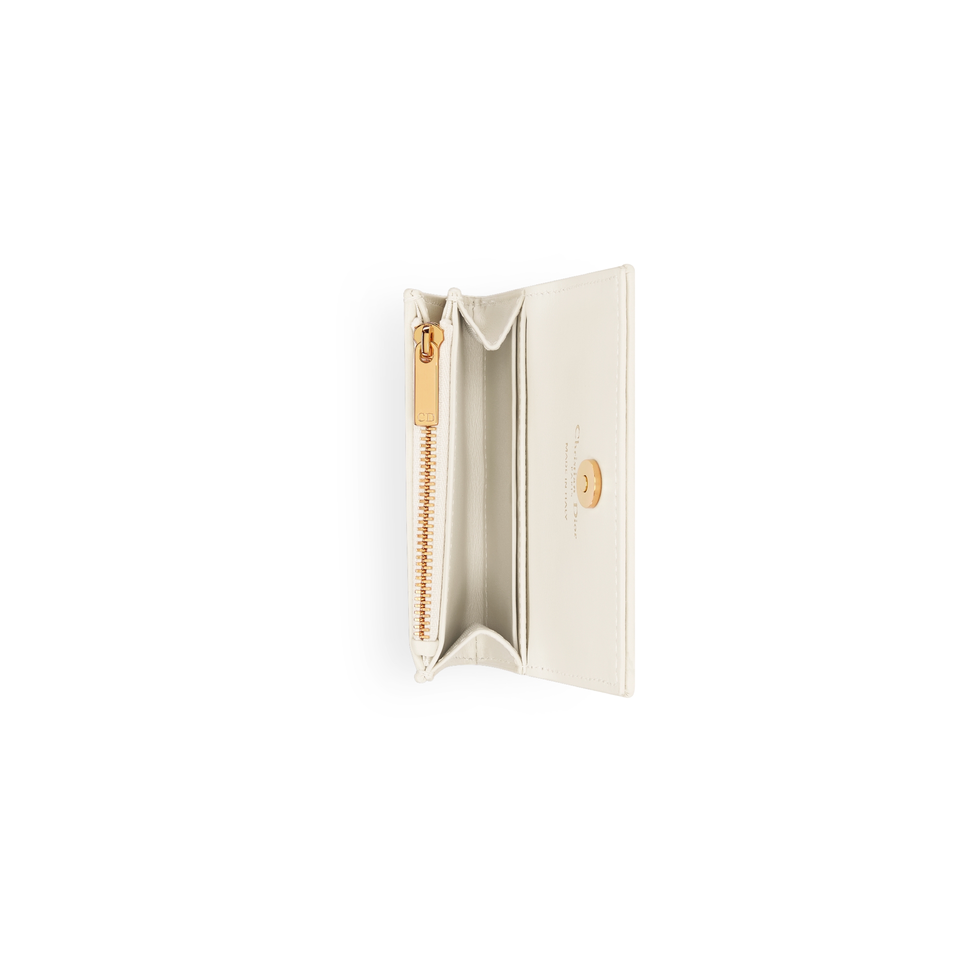 30 Montaigne Glycine 지갑 골드 톤 Dior Oblique 자카드 E06