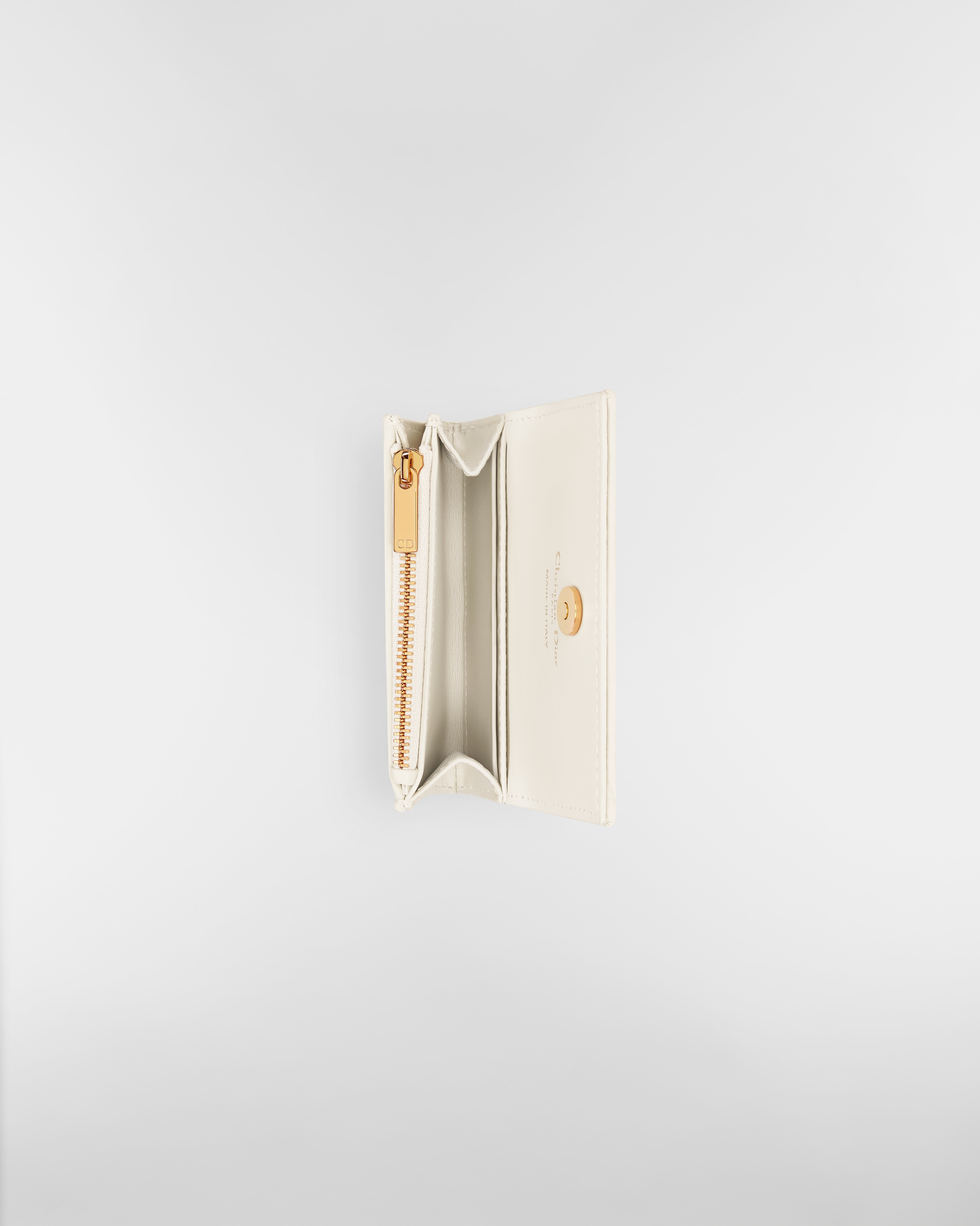 30 Montaigne Glycine Wallet Gold-Tone Dior Oblique Jacquard E06