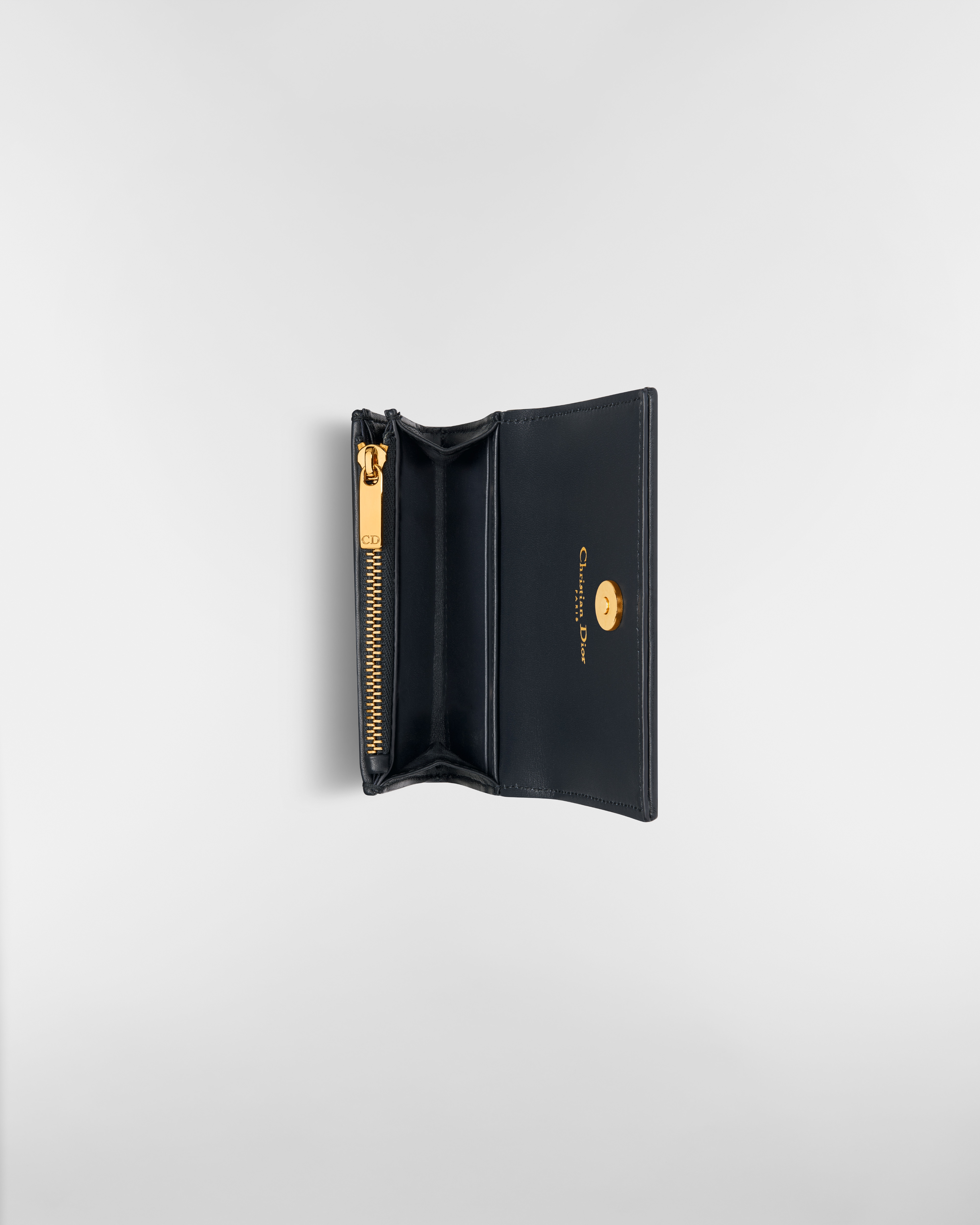 30 Montaigne Glycine Wallet Blue Dior Oblique Jacquard E06